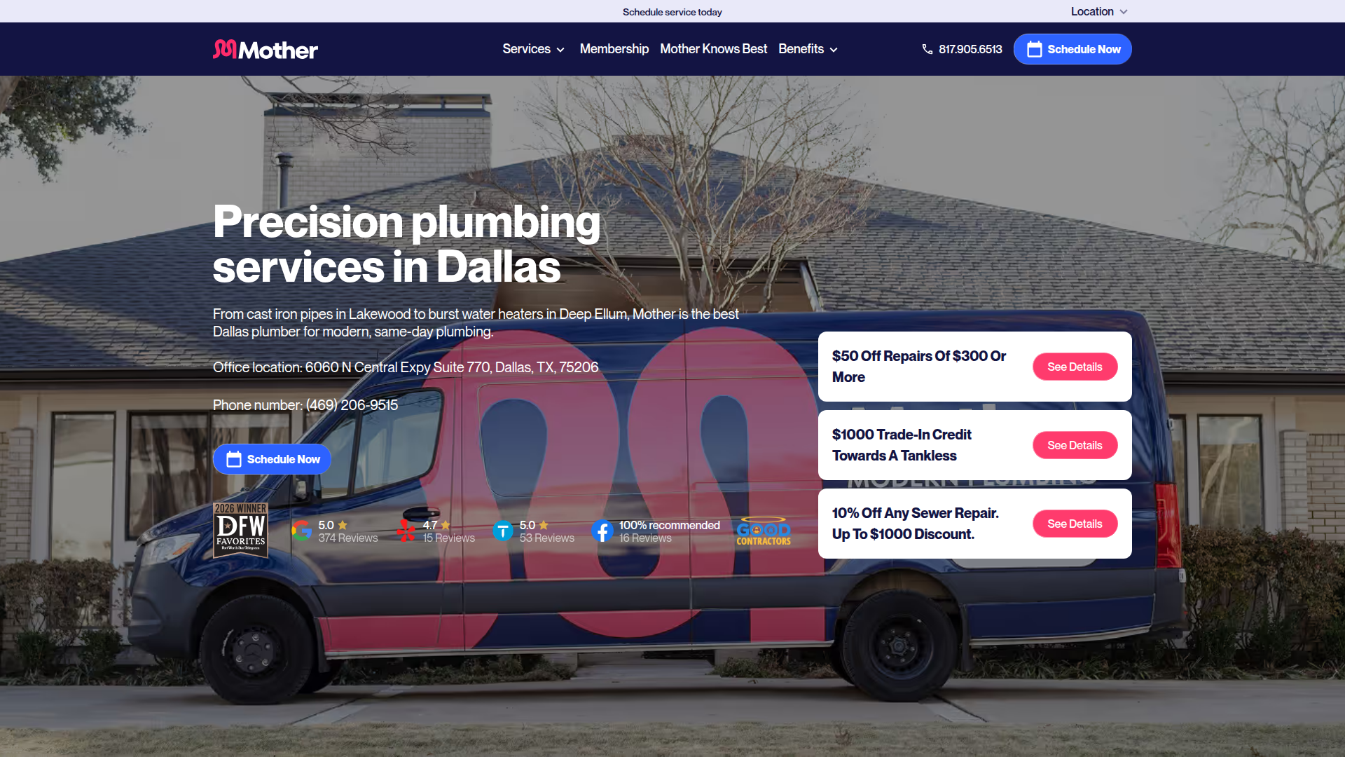 Mother Modern Plumbing, Sewer & Drain