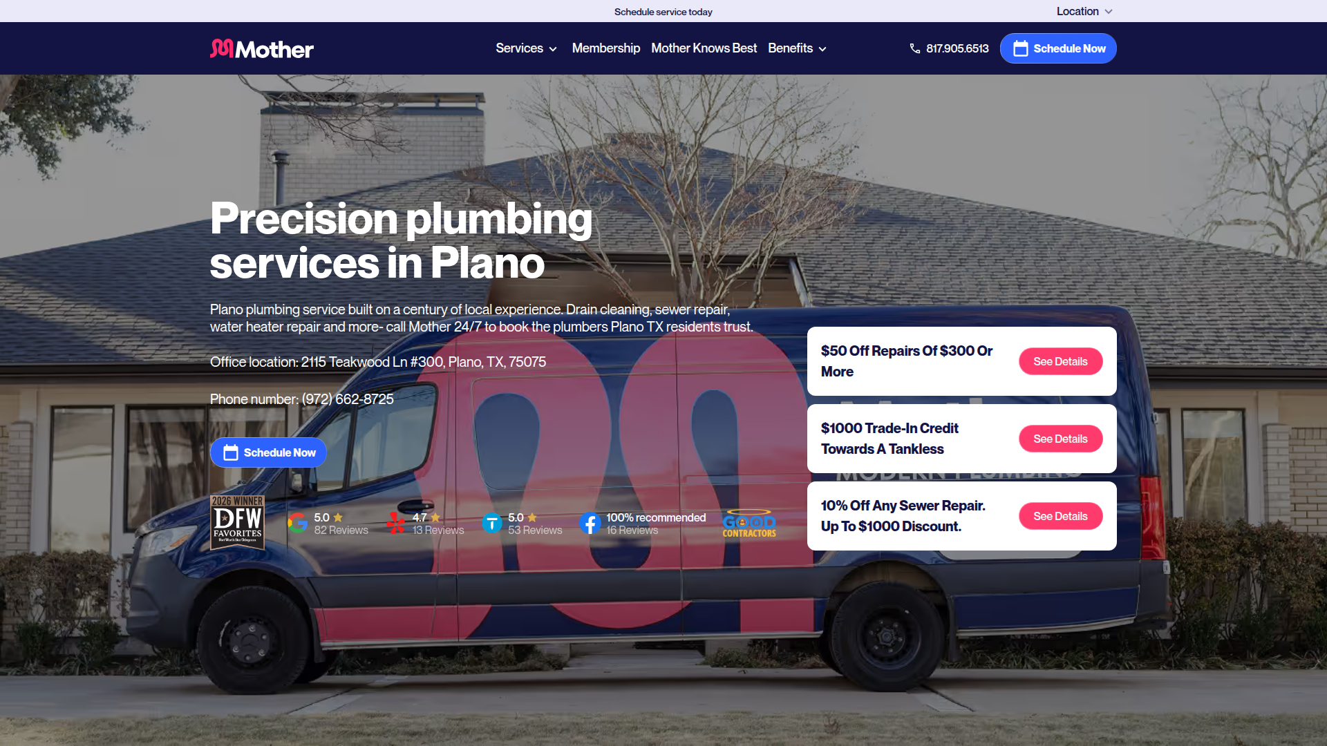 Mother Modern Plumbing, Sewer & Drain