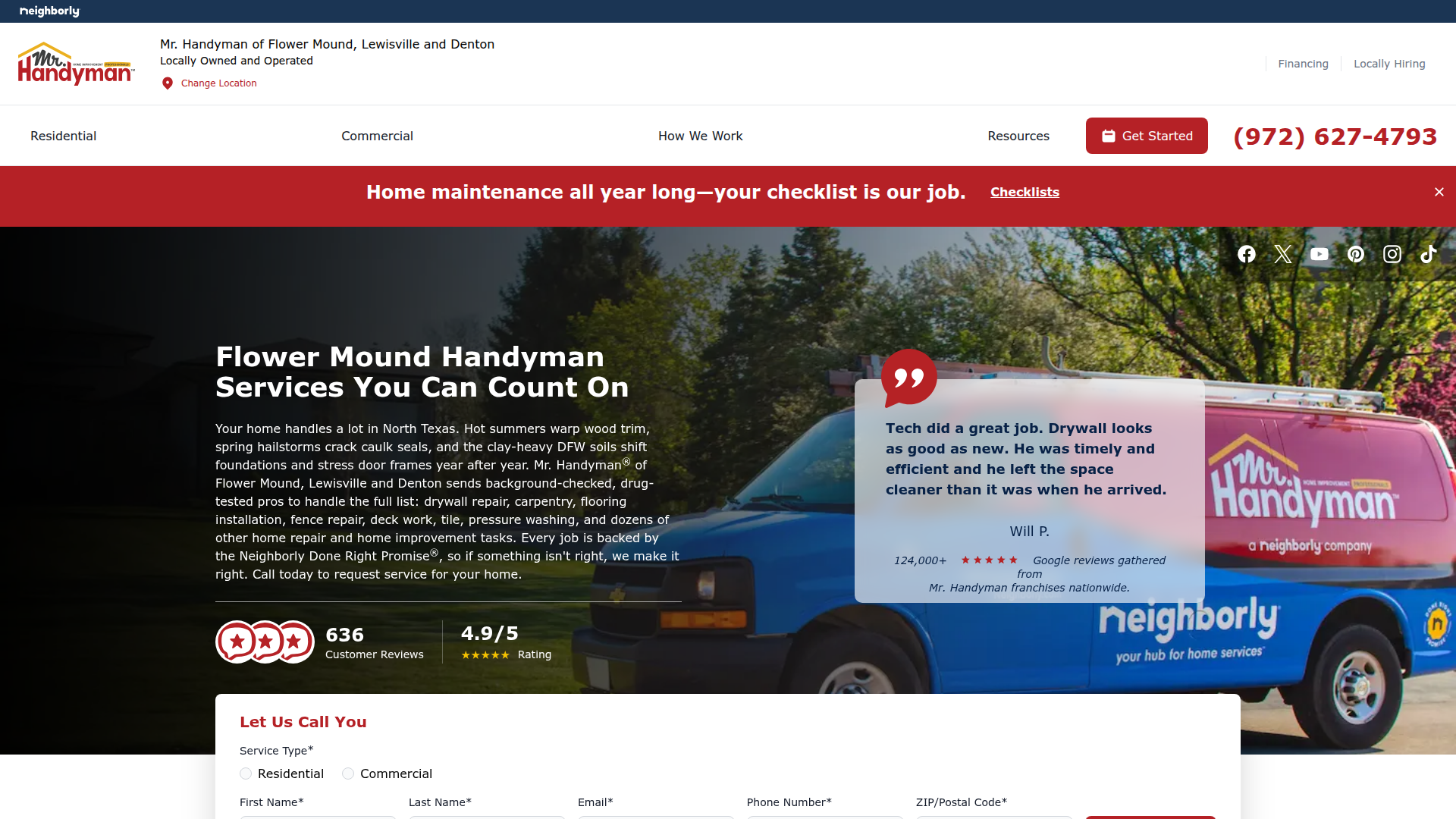 Mr. Handyman of Flower Mound, Lewisville and Denton