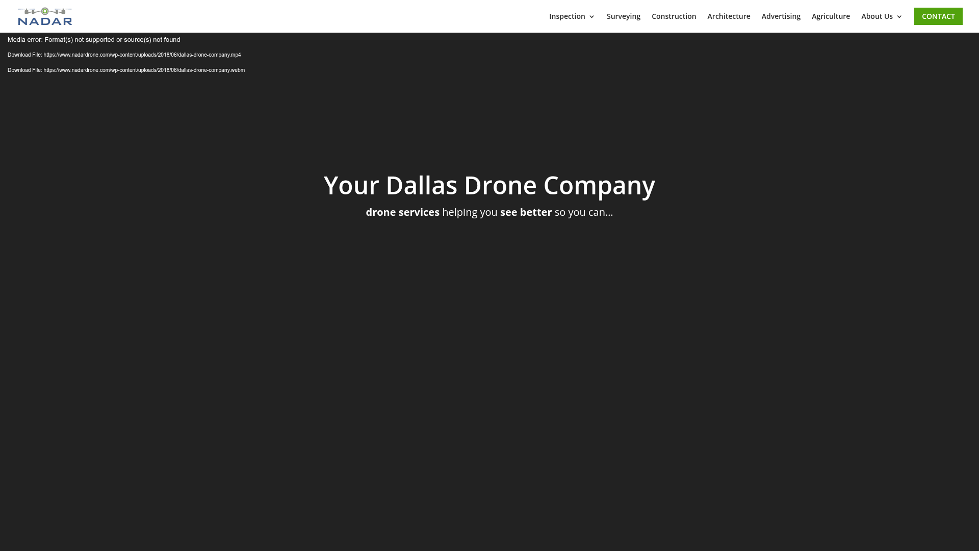 Nadar Drone Aerial Photography & Inspection