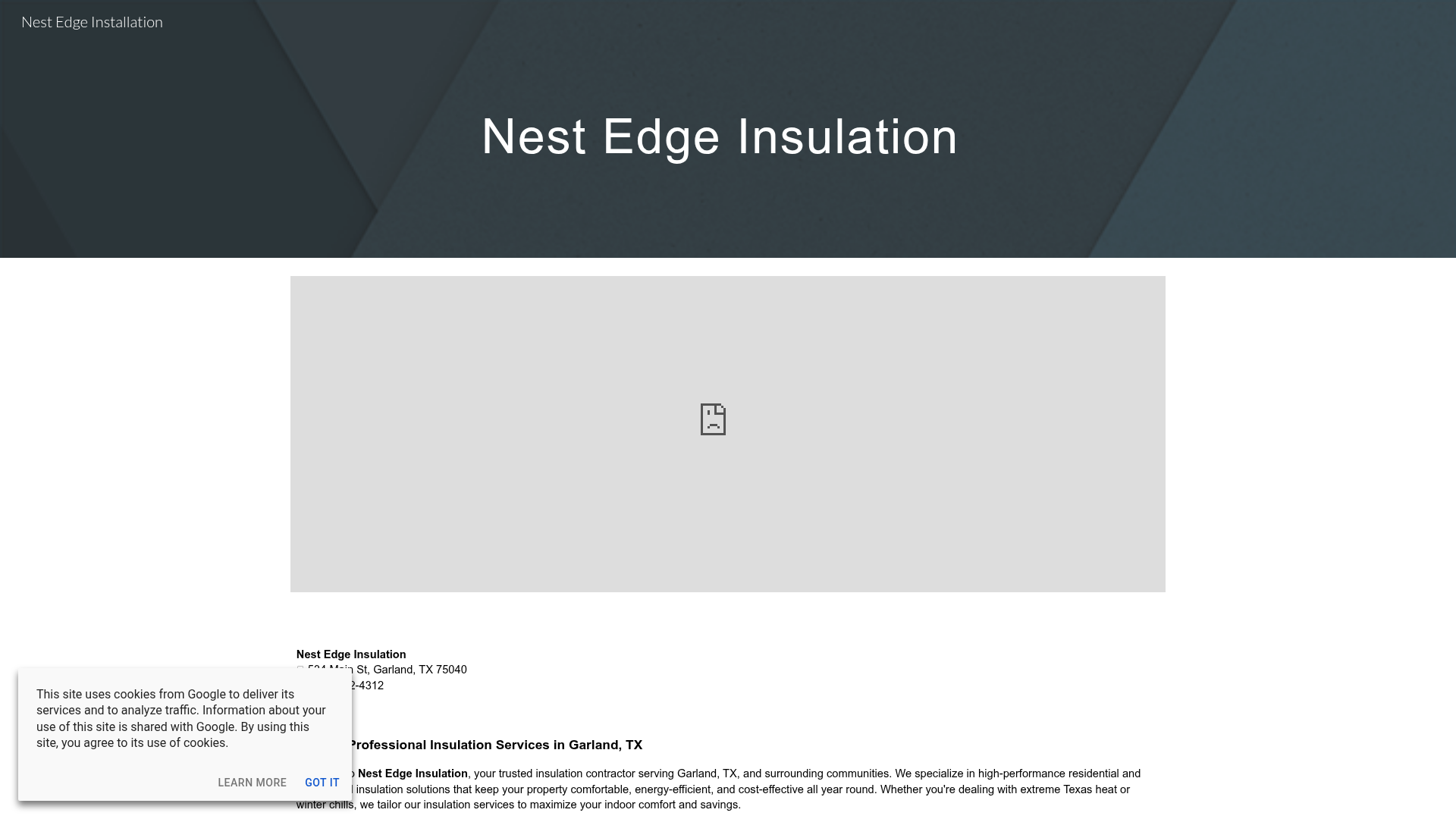 Nest Edge Insulation