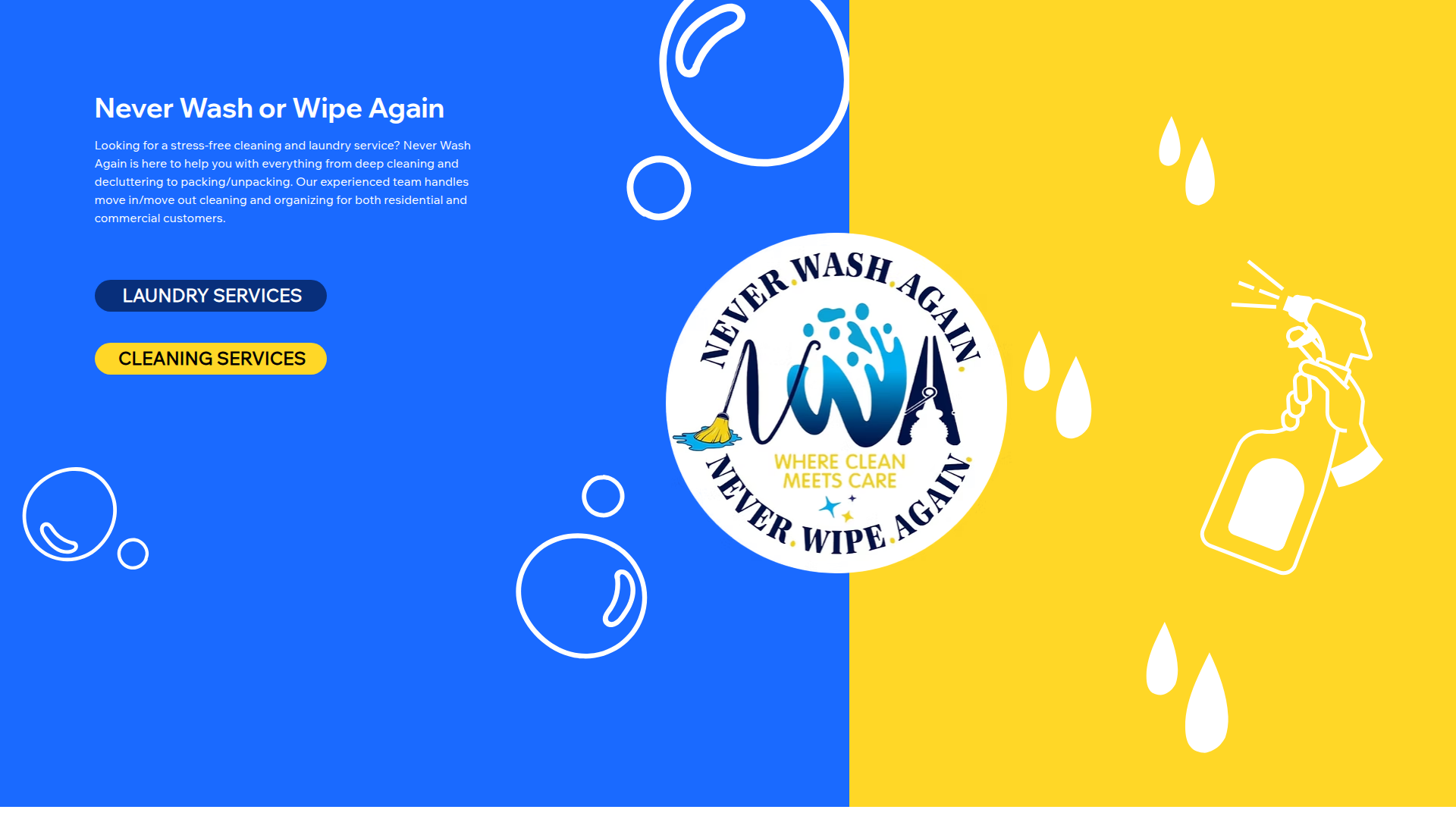 Never.Wash.Again, LLC