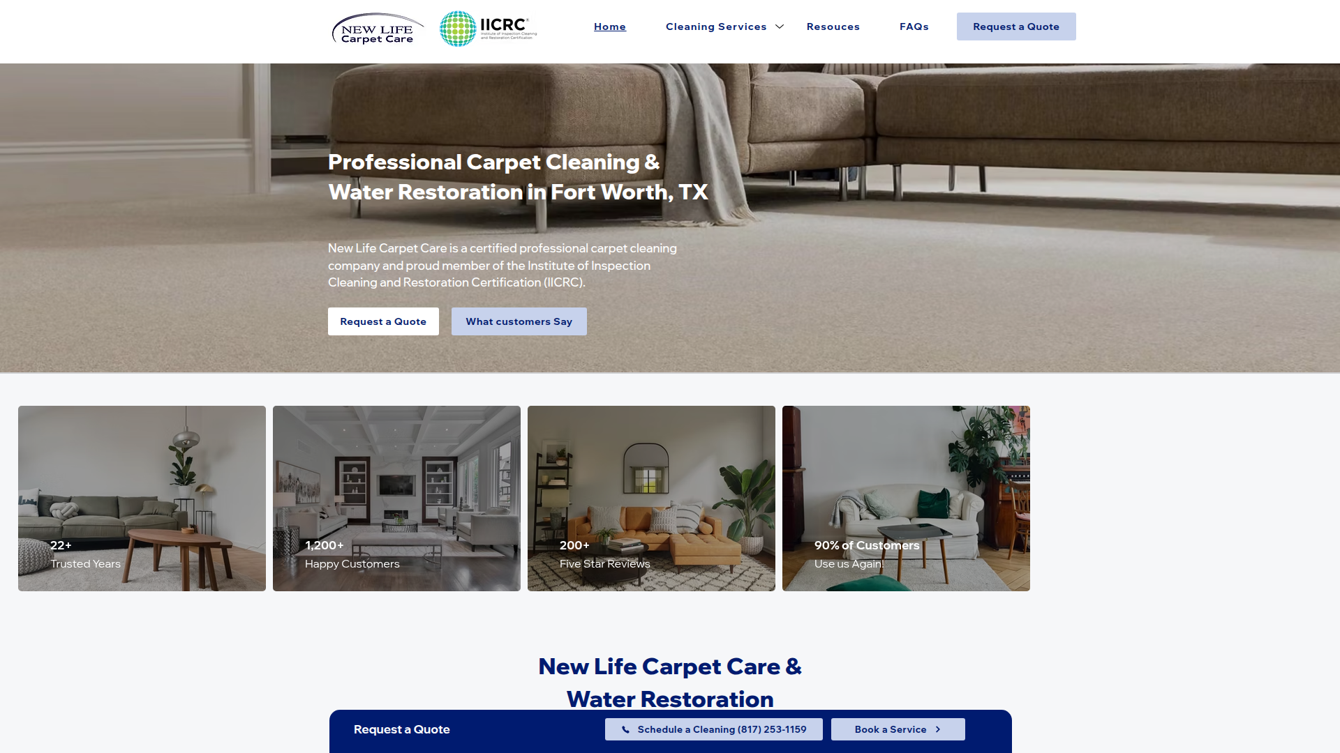 New Life Carpet Care and Water Restoration