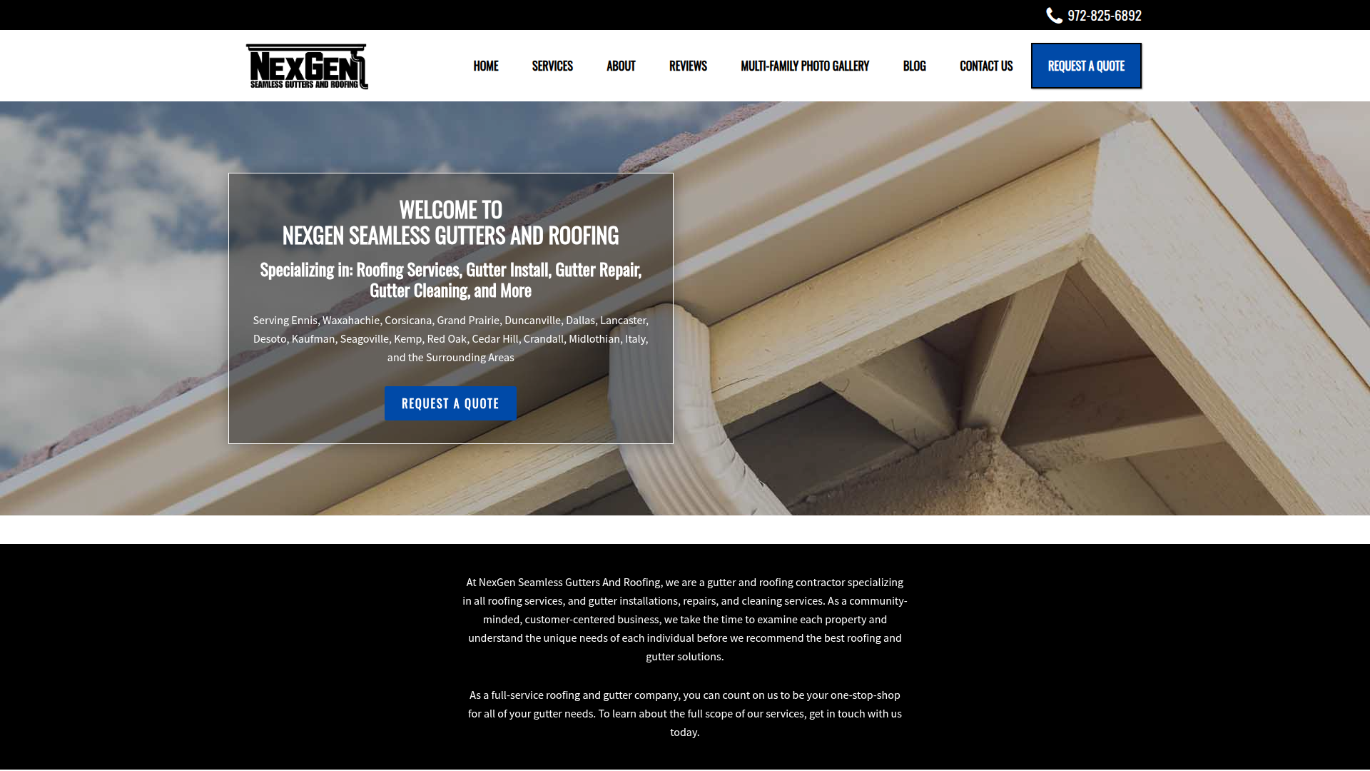 NexGen Seamless Gutters and Roofing