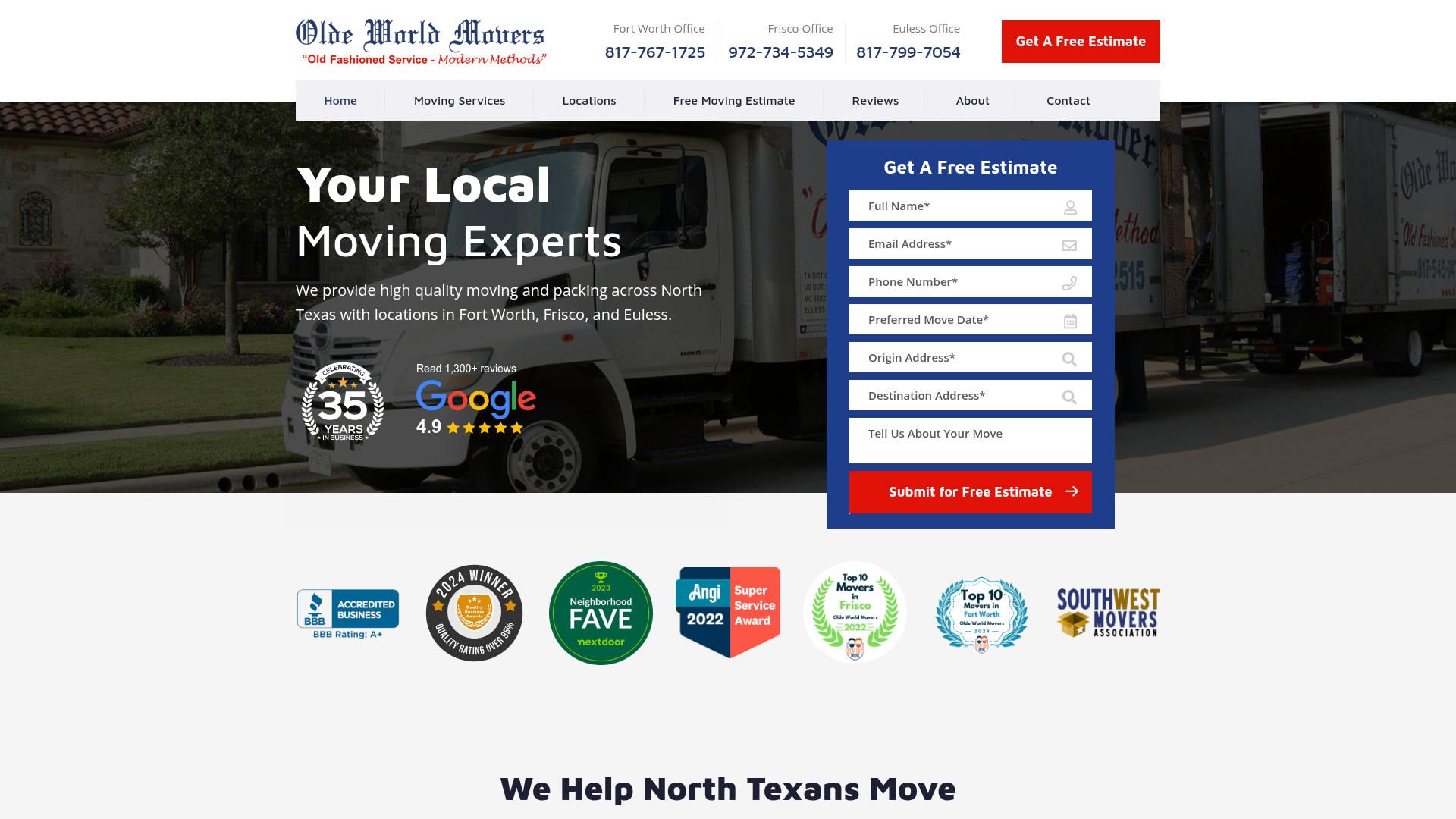 Olde World Movers - Euless