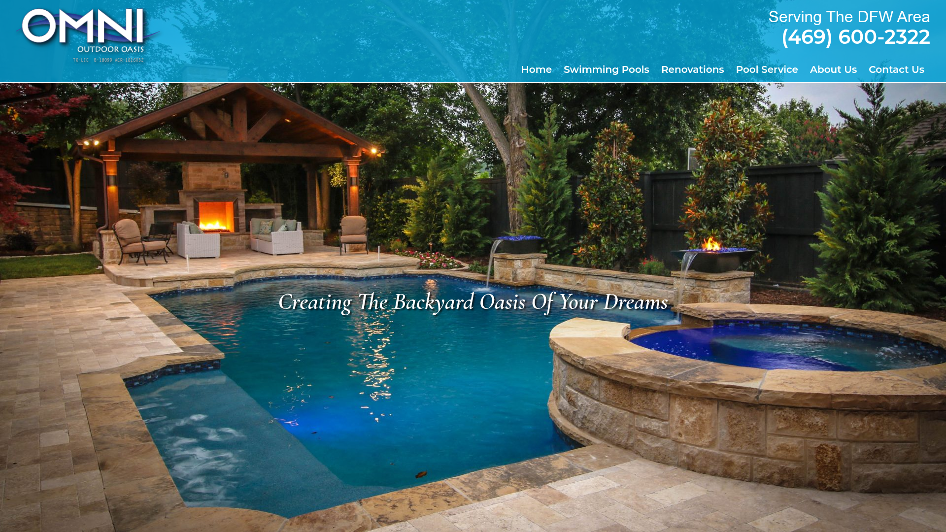 Omni Outdoor Oasis Custom Pools