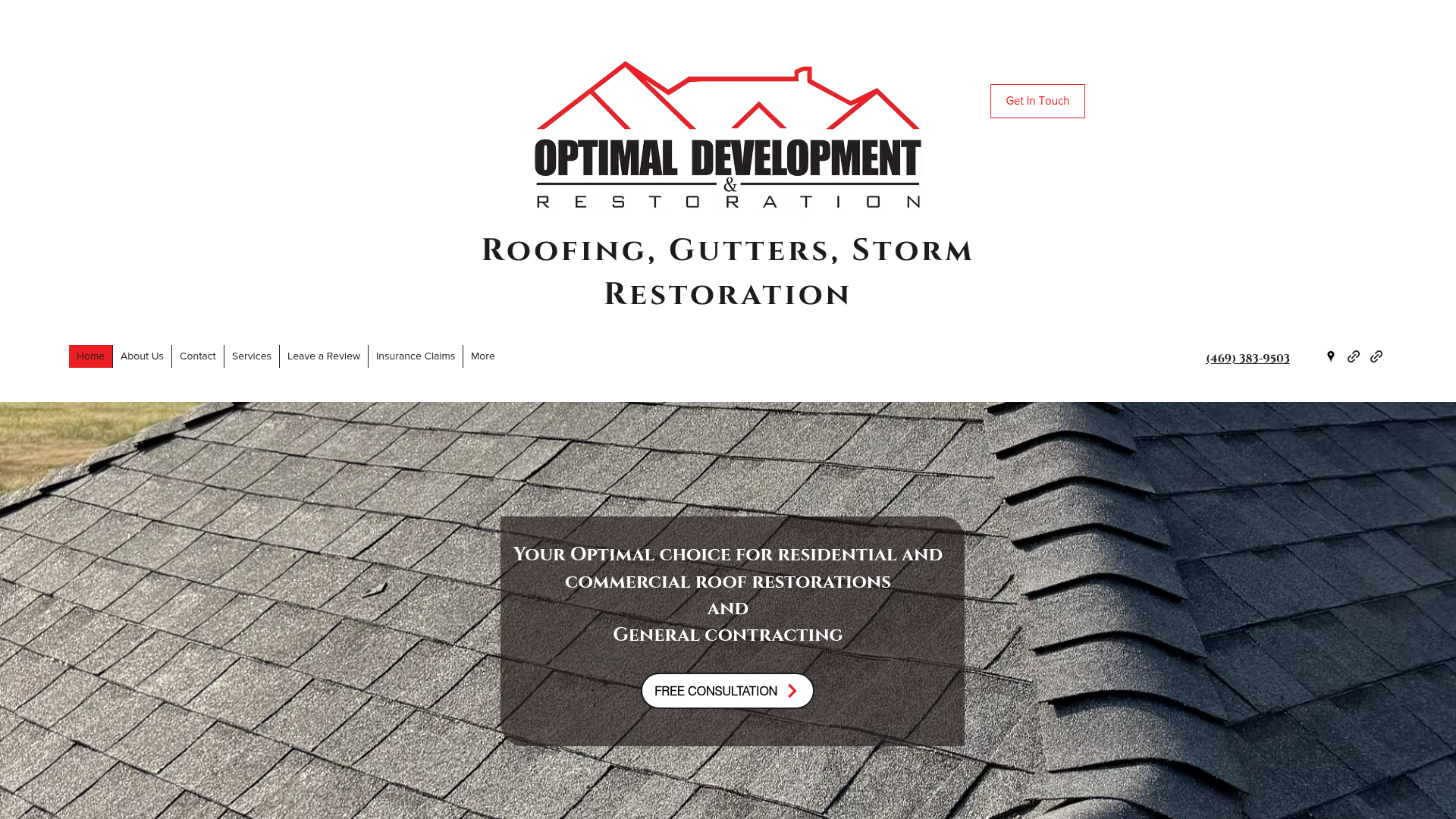 Optimal Development & Restoration