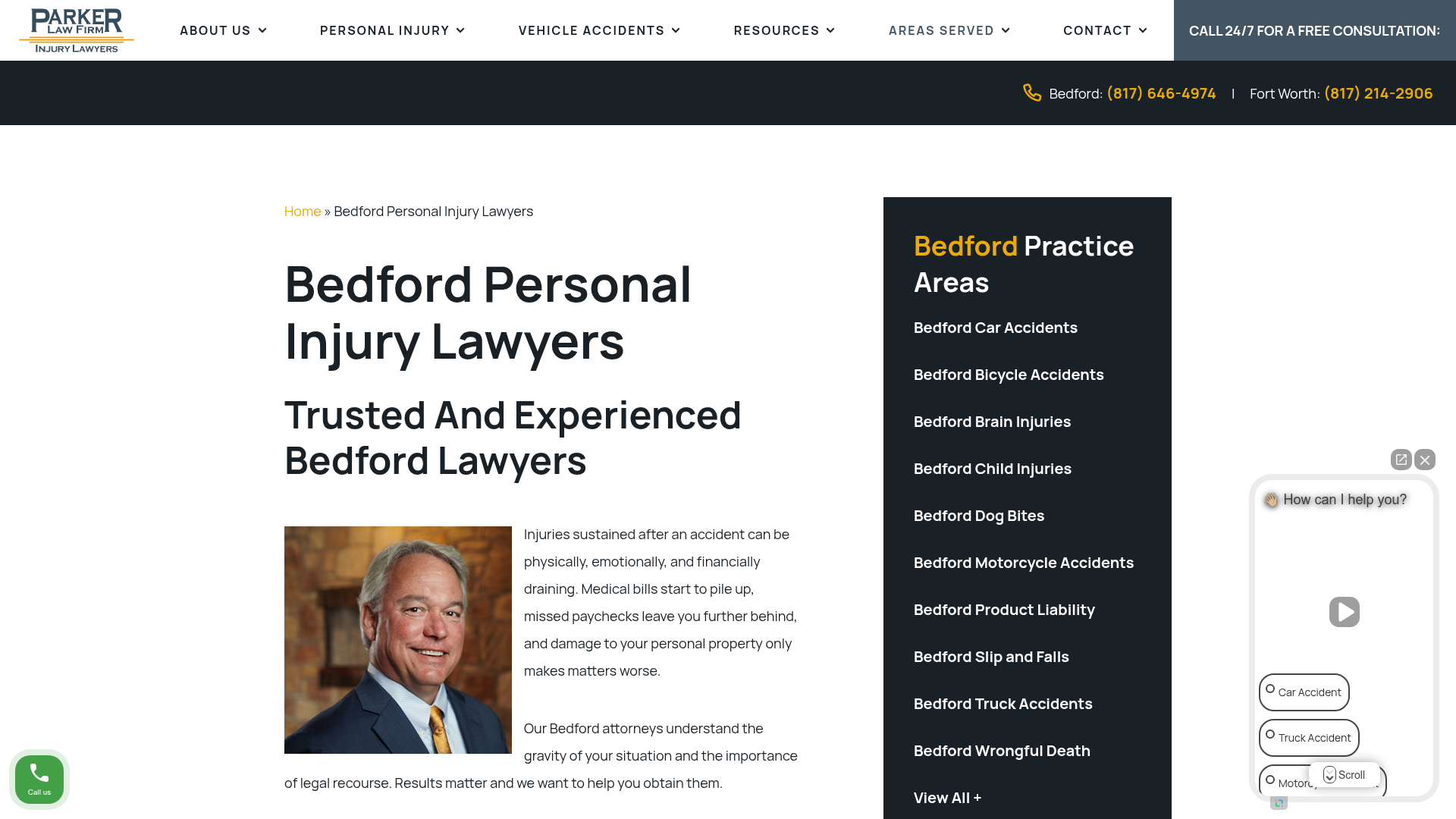 Parker Law Firm Injury Lawyers - Bedford Office