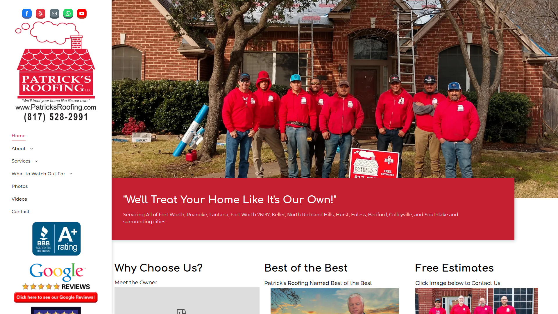 Patrick's Roofing