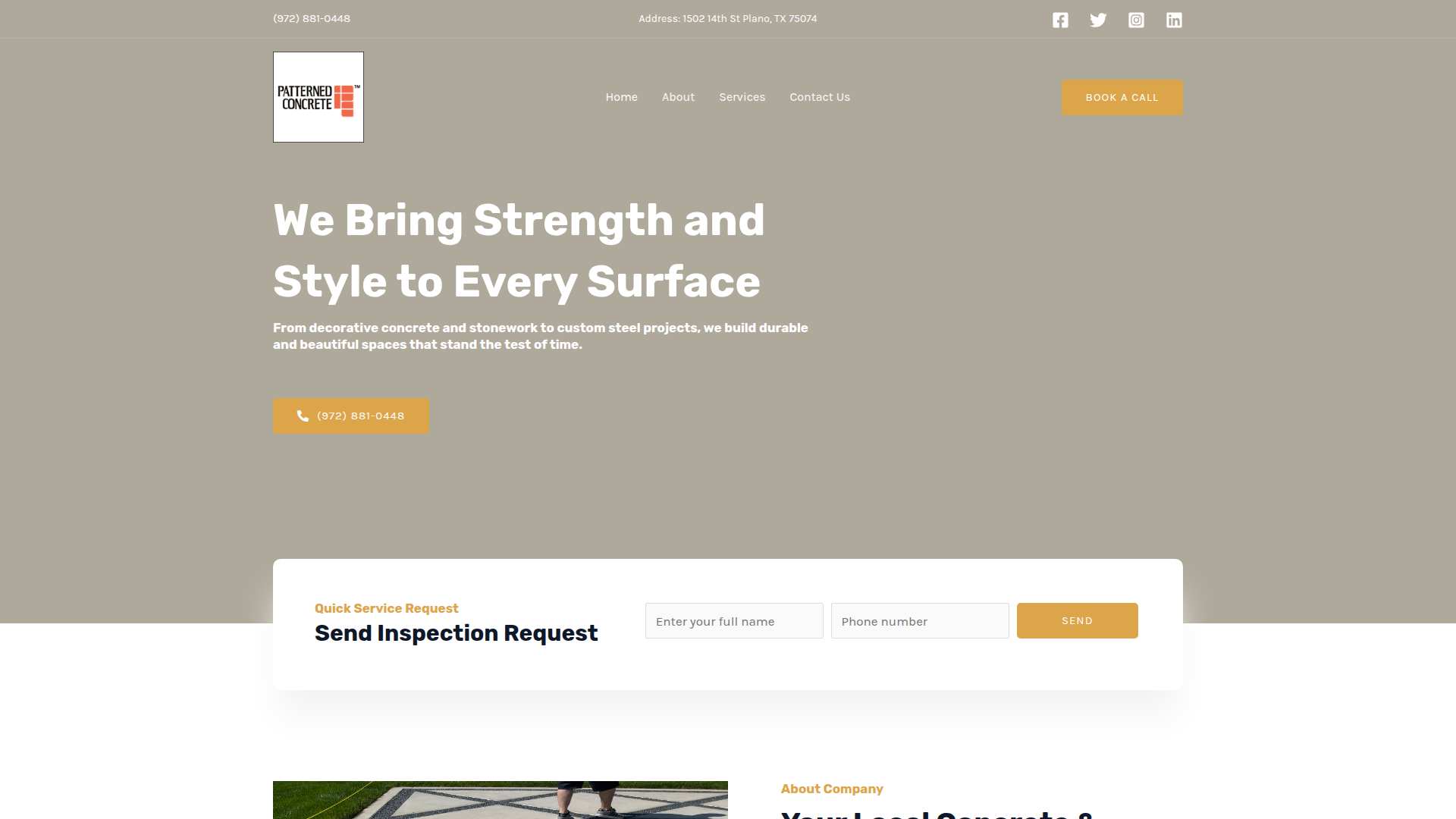 Patterned Concrete By Rey