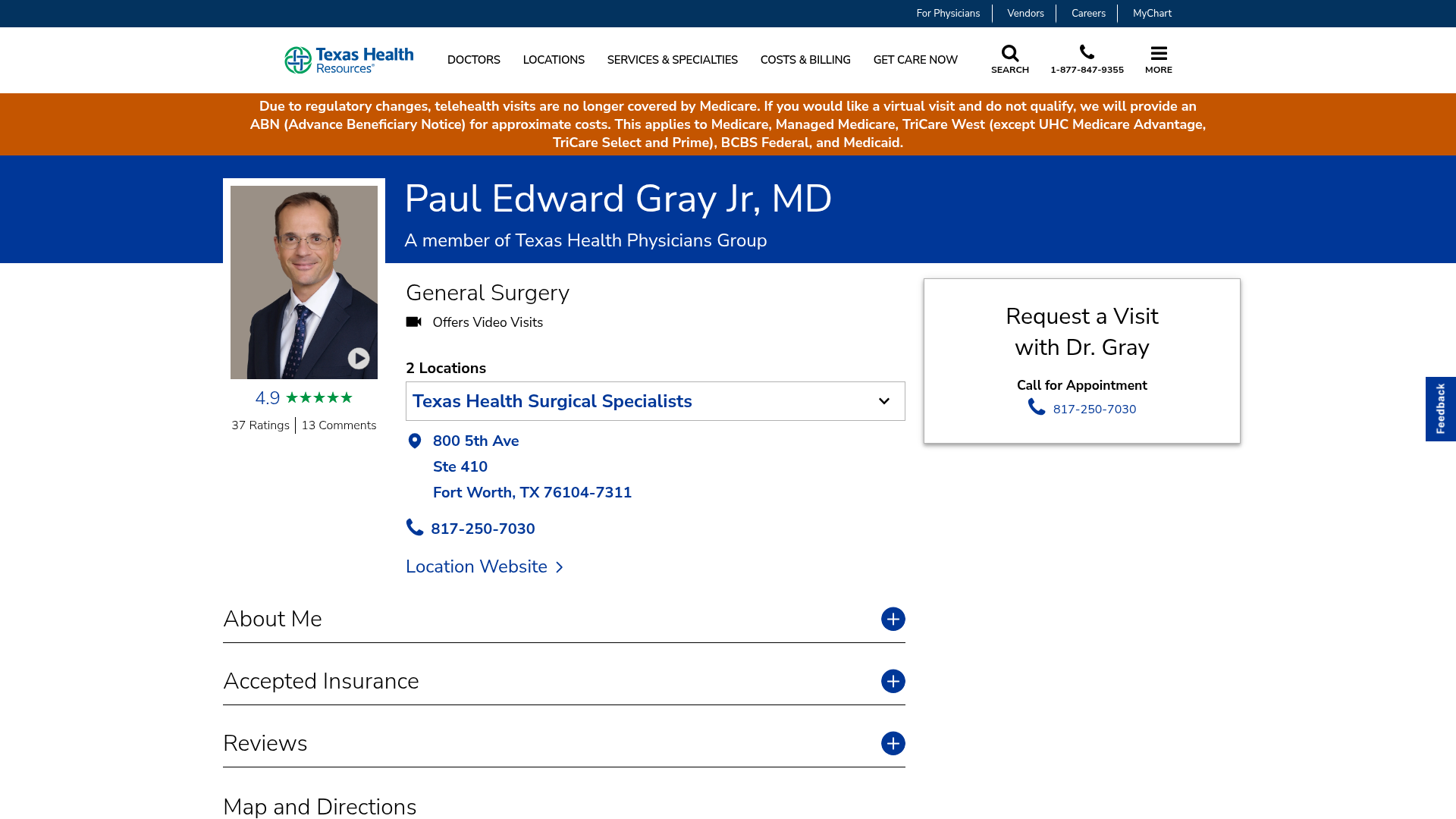 Paul E Gray, Jr, MD