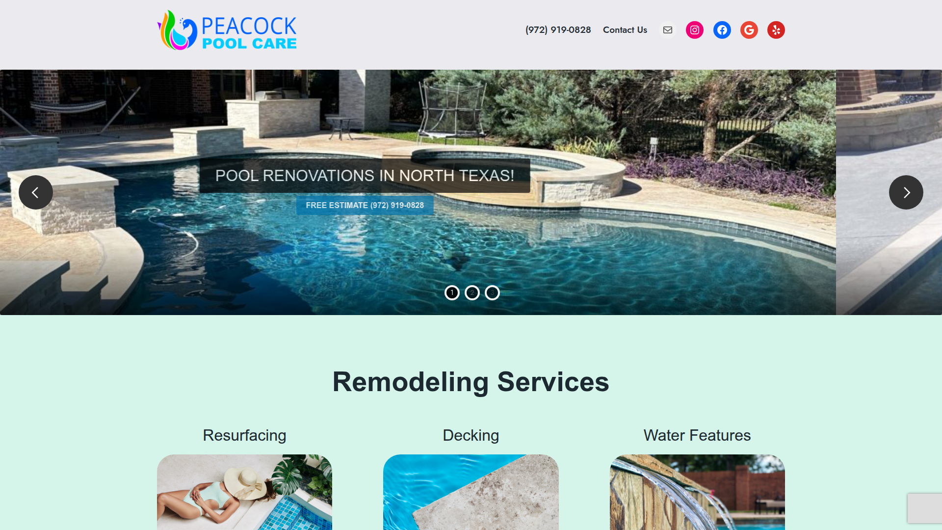 Peacock Pool Care & Remodeling
