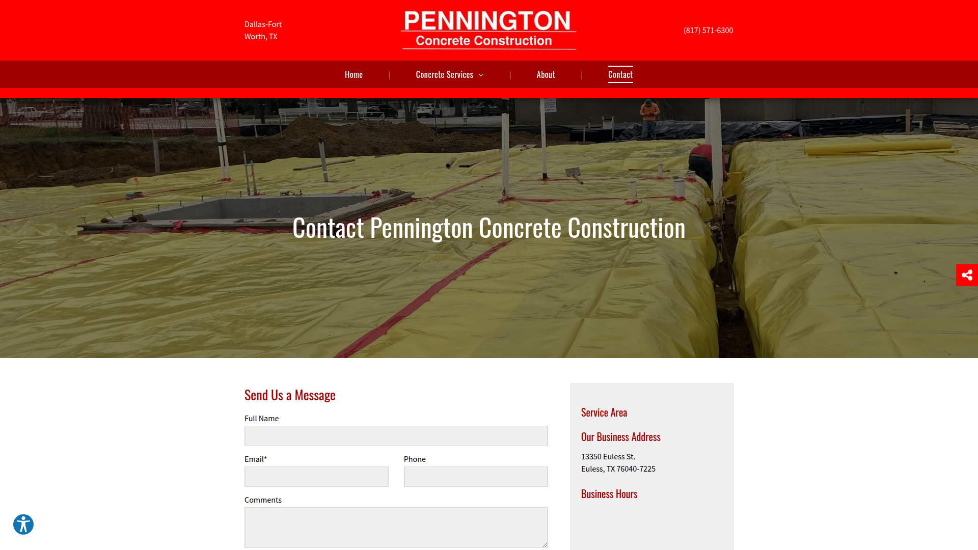Pennington Concrete Construction