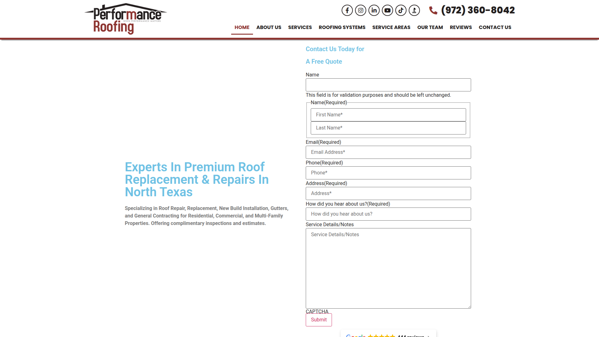 Performance Roofing
