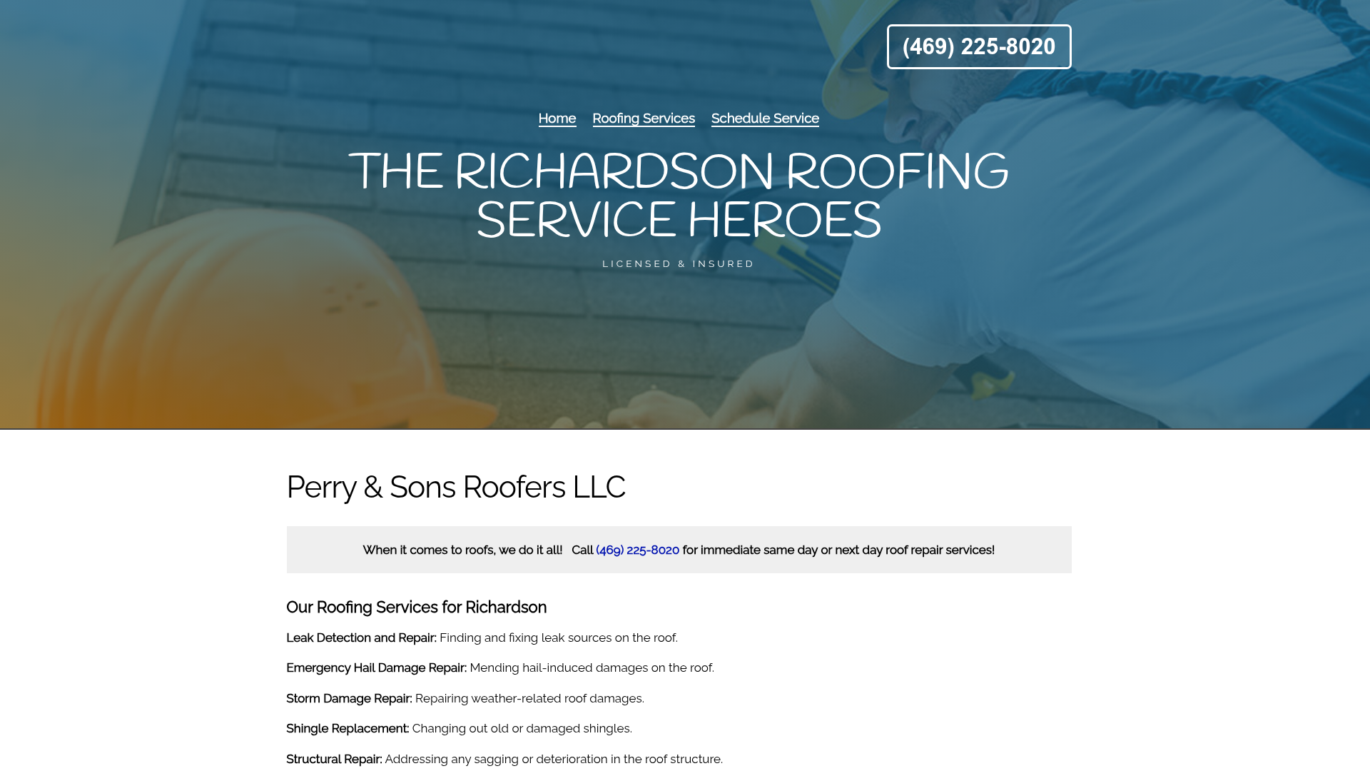 Perry & Sons Roofers LLC