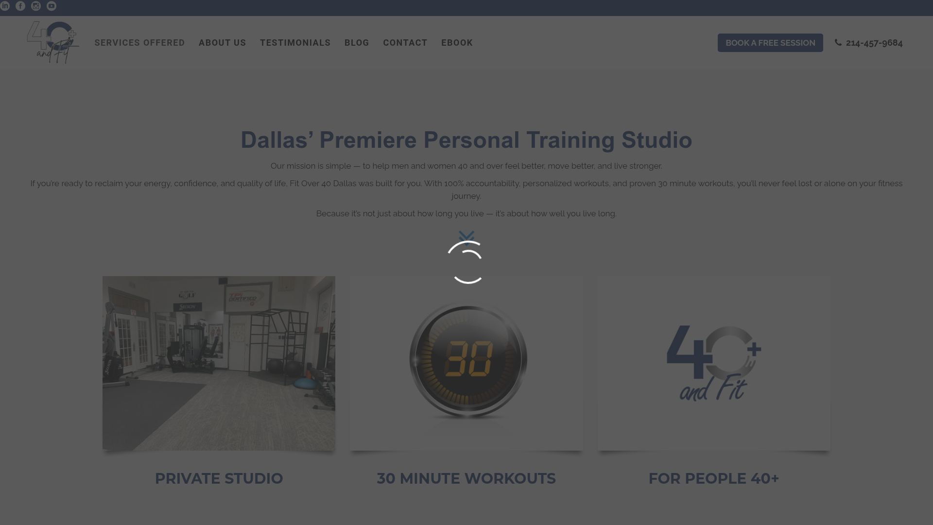 Personal Training for Men and Women 40 and over