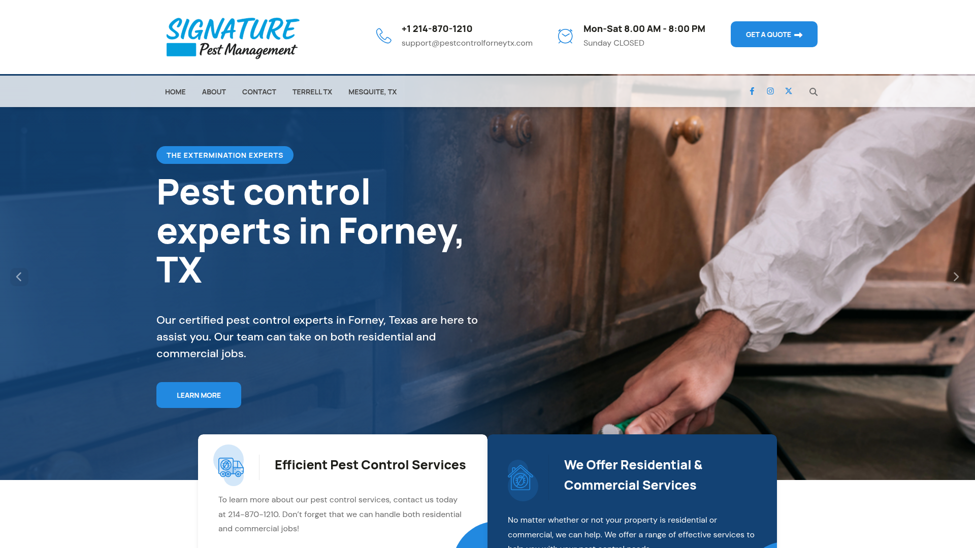 Pest Control by Tammy Parker - Forney TX