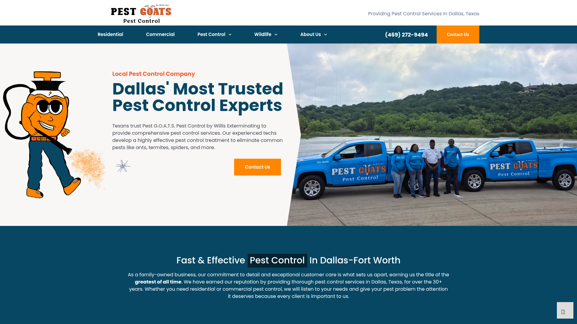 Pest G.O.A.T.S Pest Control By Willis Exterminating