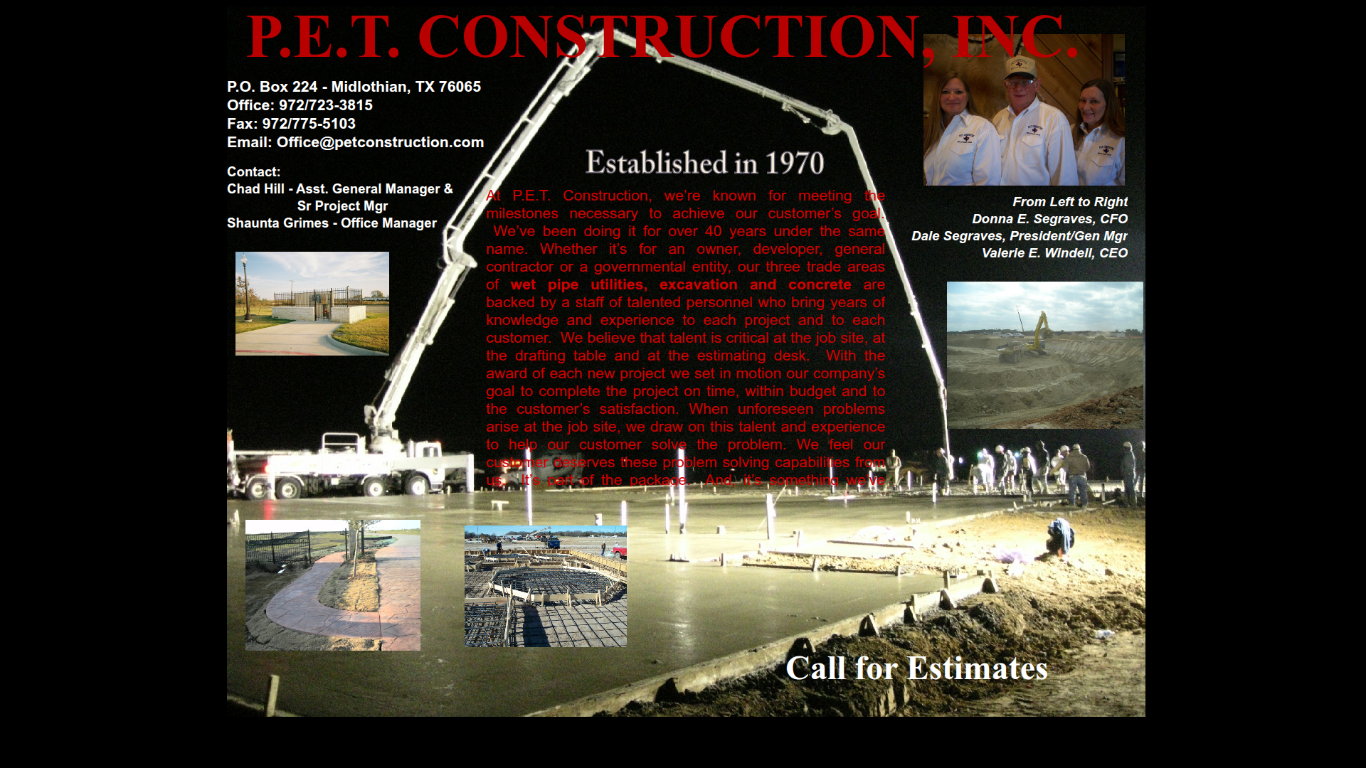 PET Construction