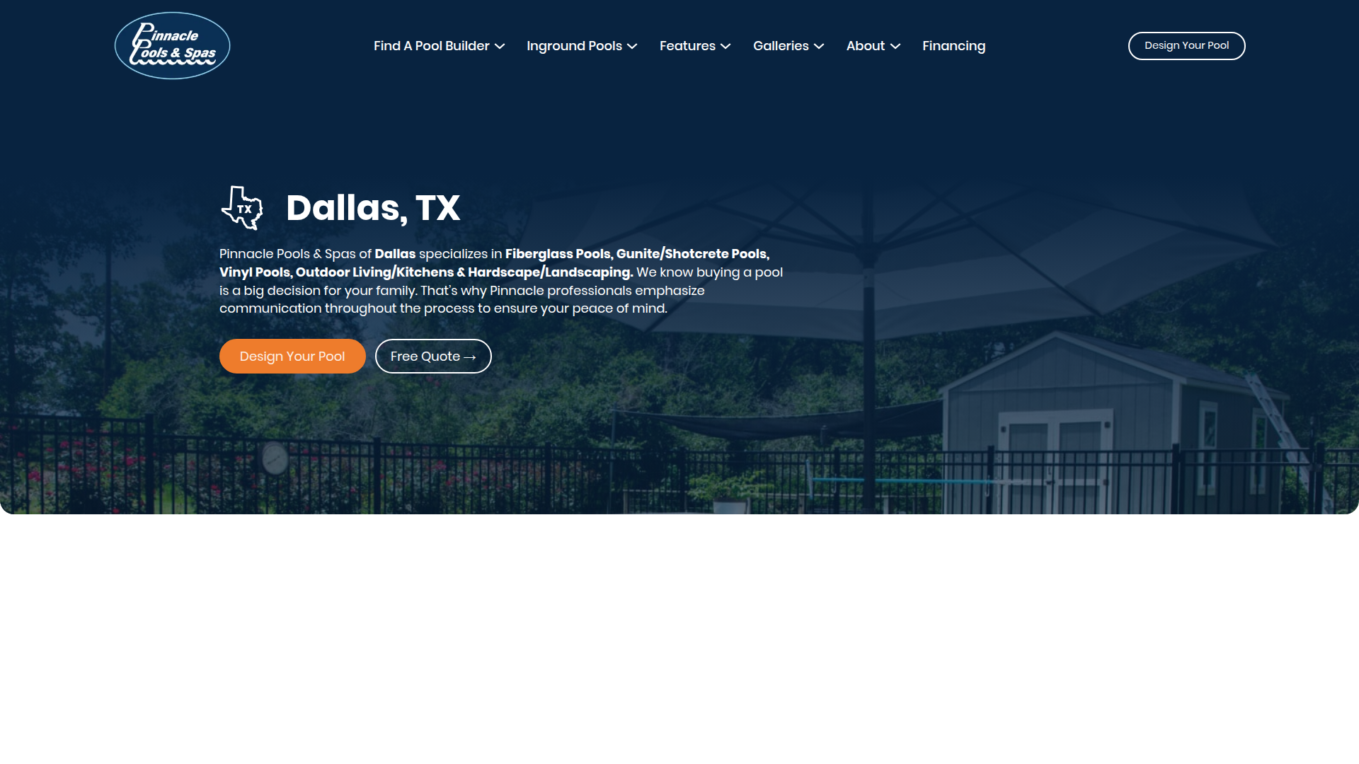 Pinnacle Pools & Spas | Dallas