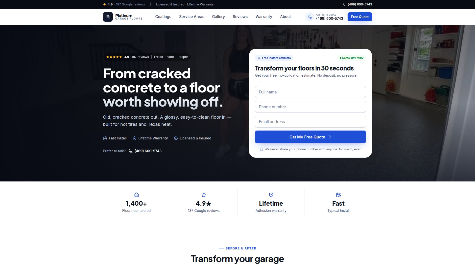 Platinum Garage Floors