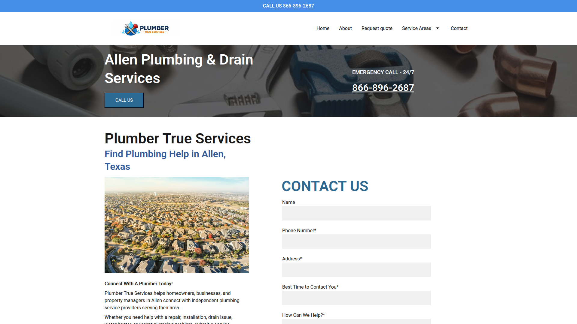 Plumber True Services of Allen, TX