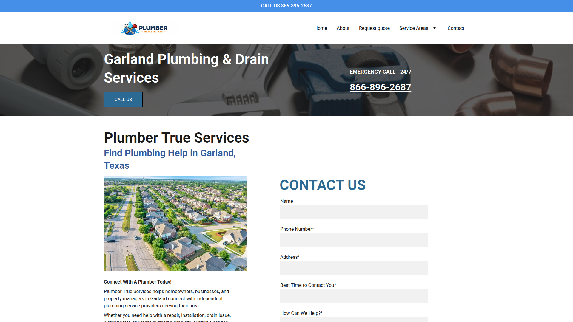 Plumber True Services of Garland, TX