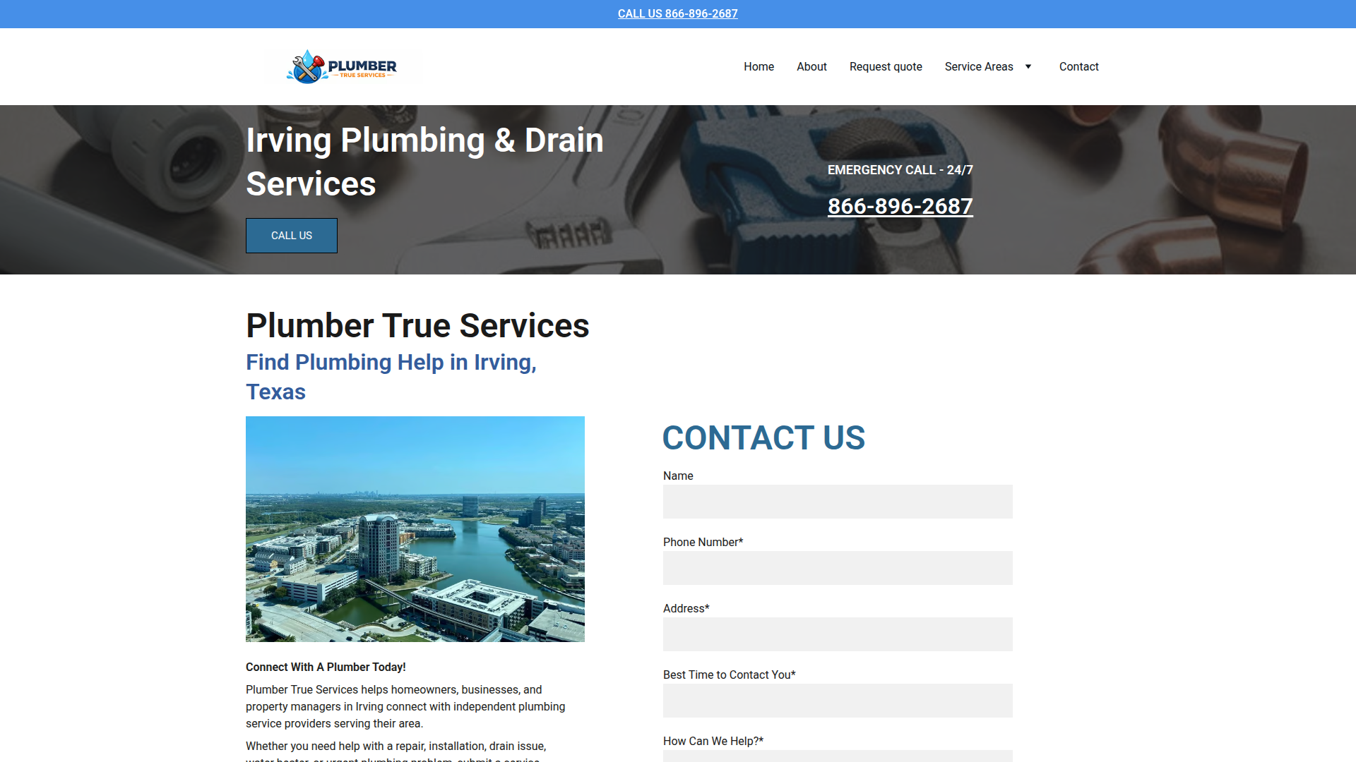Plumber True Services of Irving, TX