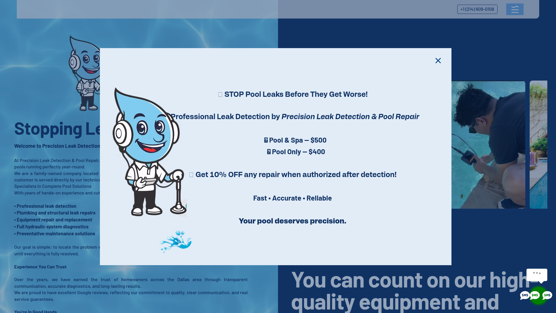 Precision Leak Detection & Pool Repair