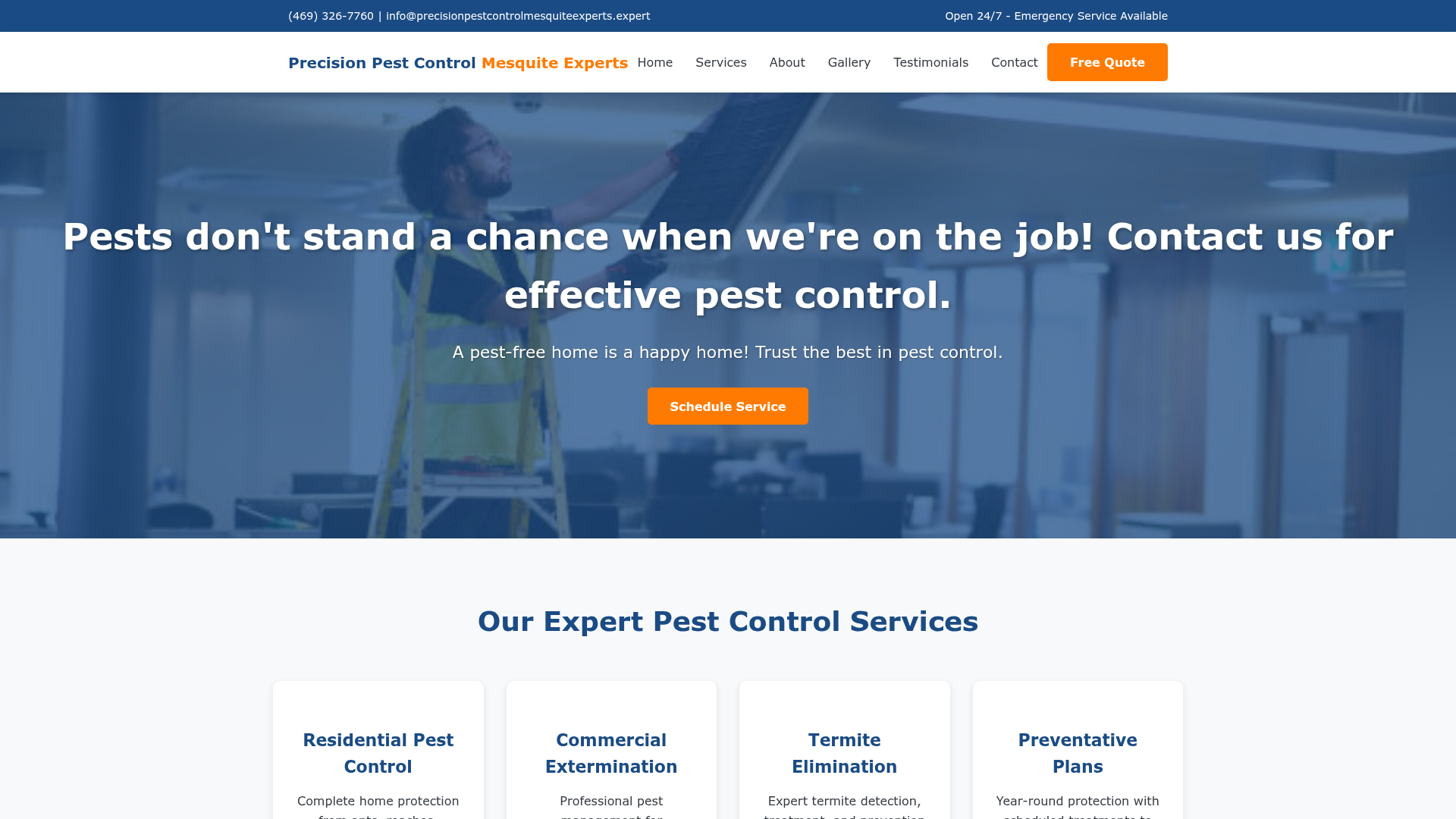 Precision Pest Control Mesquite Experts
