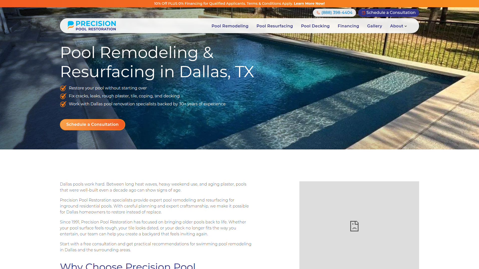 Precision Pool Restoration