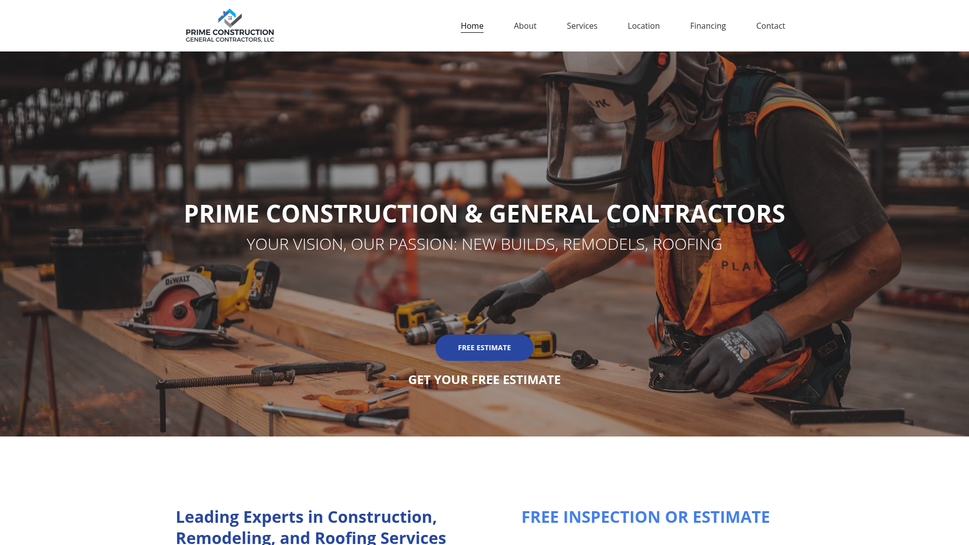 Prime Construction & General Contractors LLC