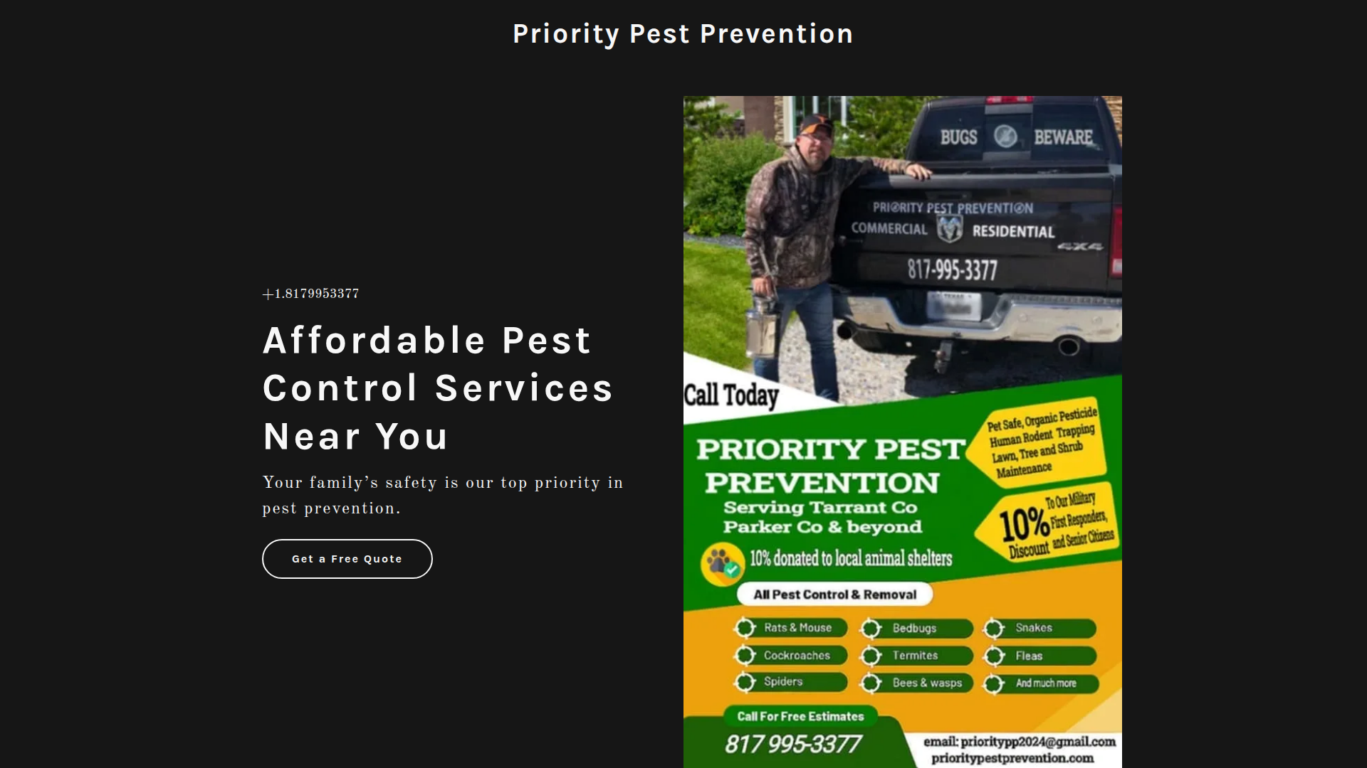 Priority Pest Prevention