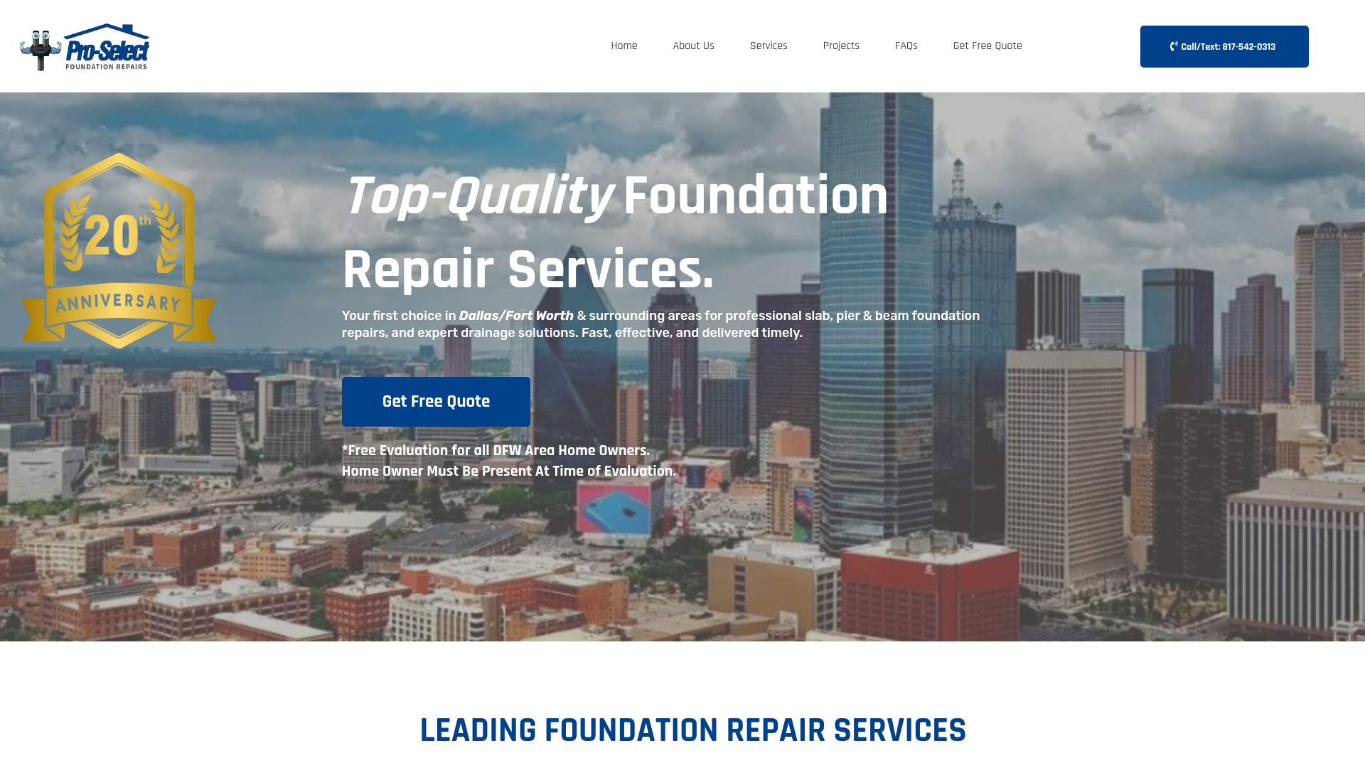 Pro-Select Foundation Repairs