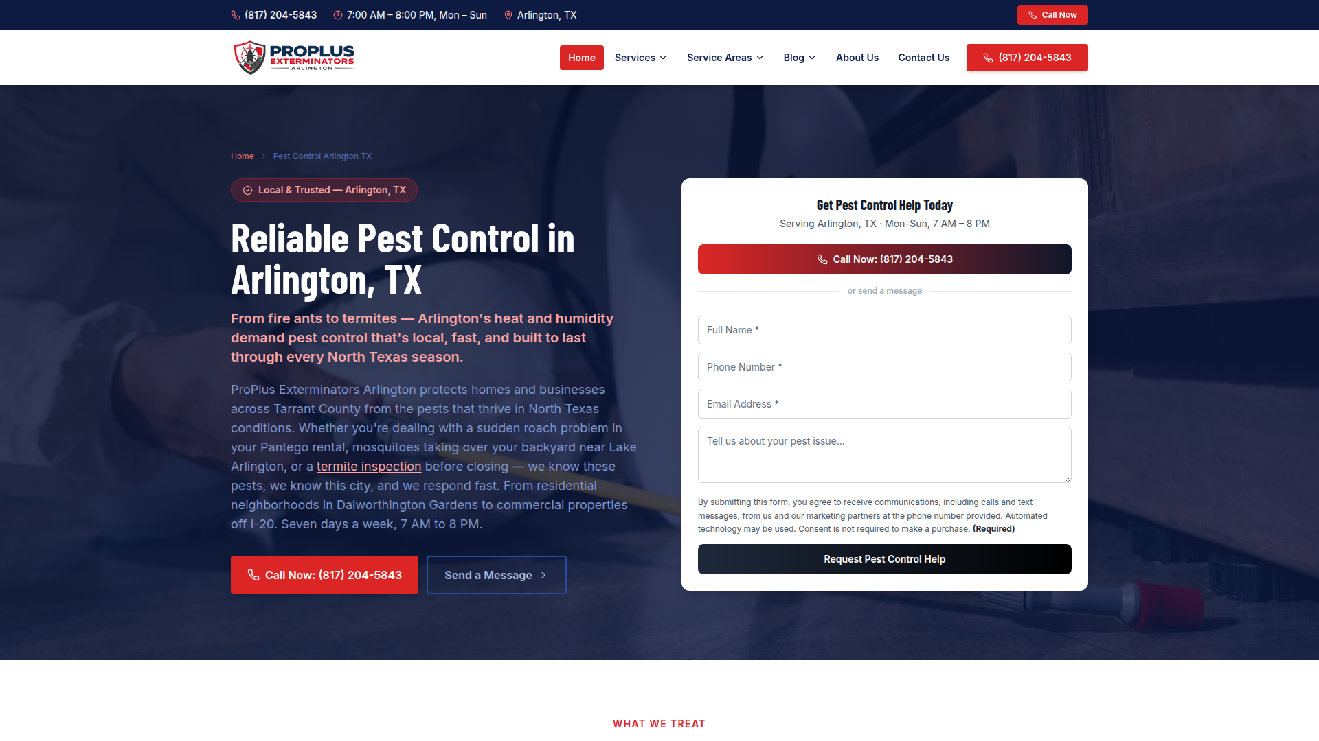 ProPlus Exterminators Arlington