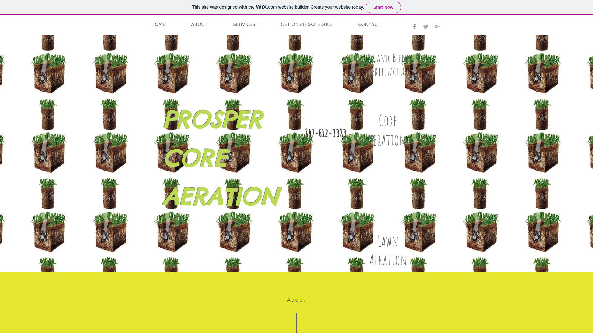 Prosper Core Aeration