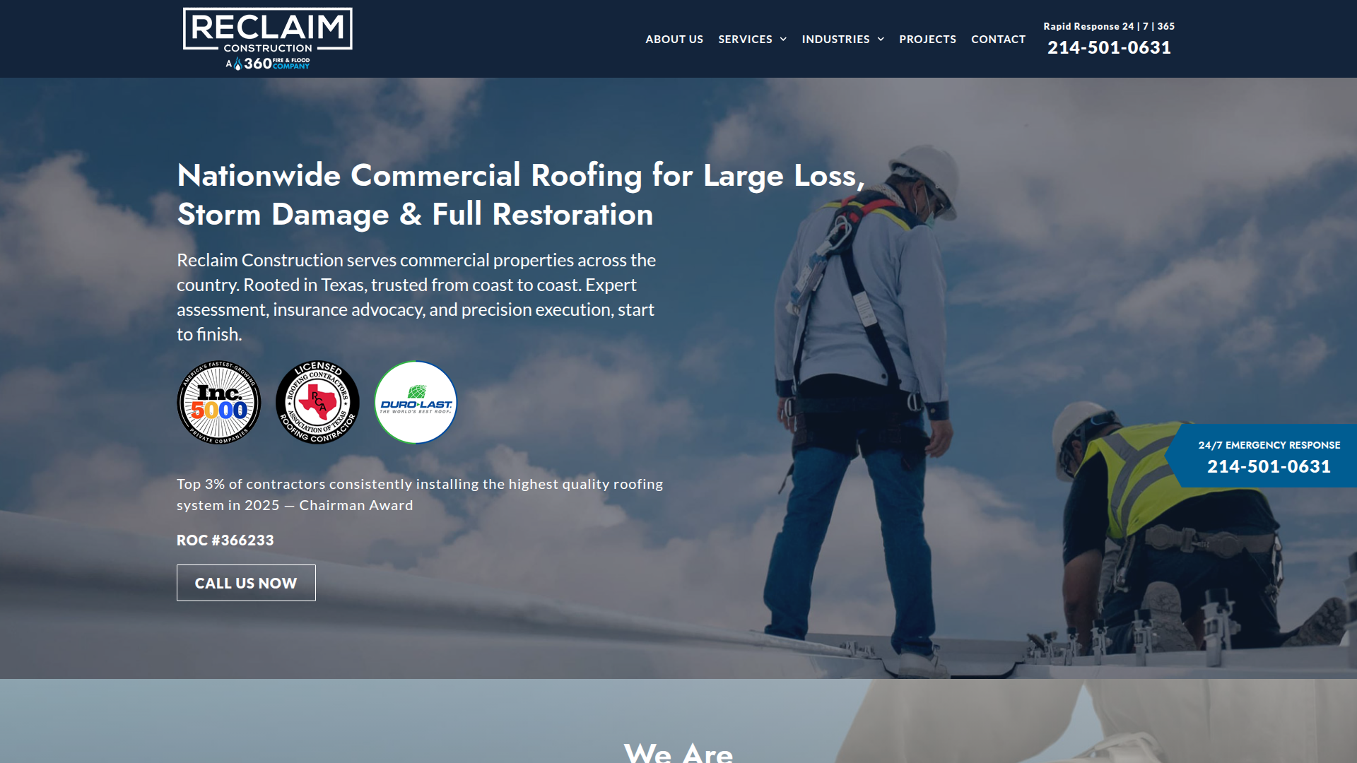 ReClaim Construction, LLC | LARGE LOSS CONTRACTOR