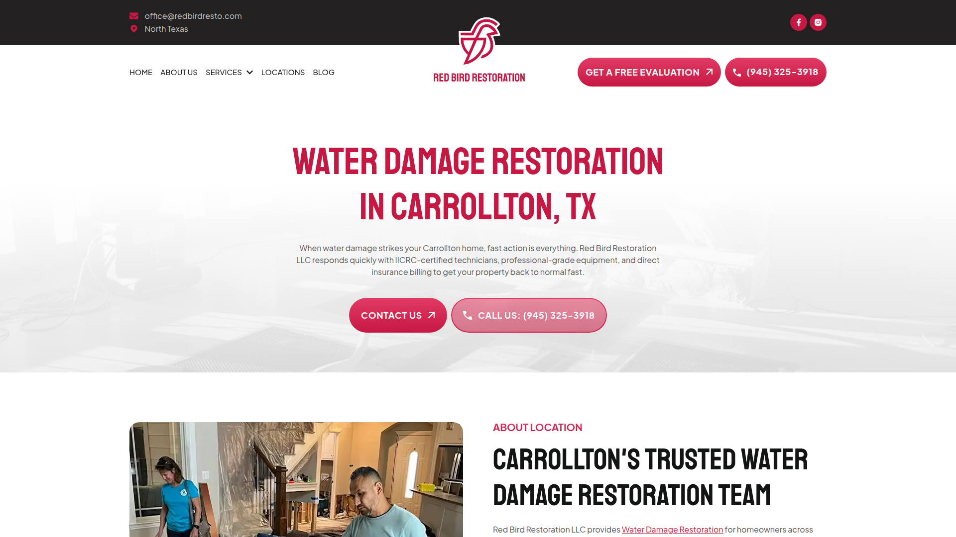 Red Bird Water Restoration Carrollton