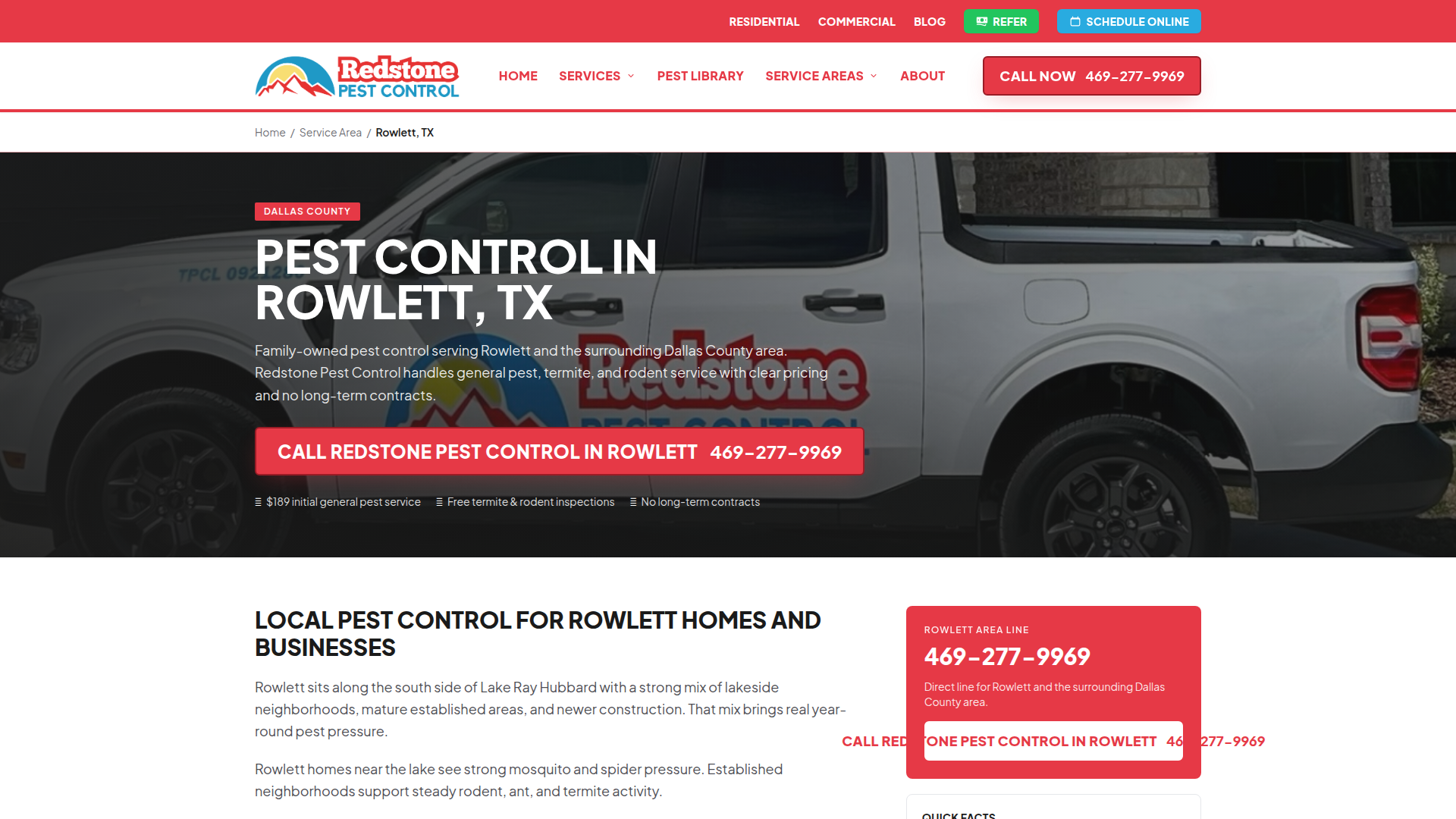 Redstone Pest & Termite Control
