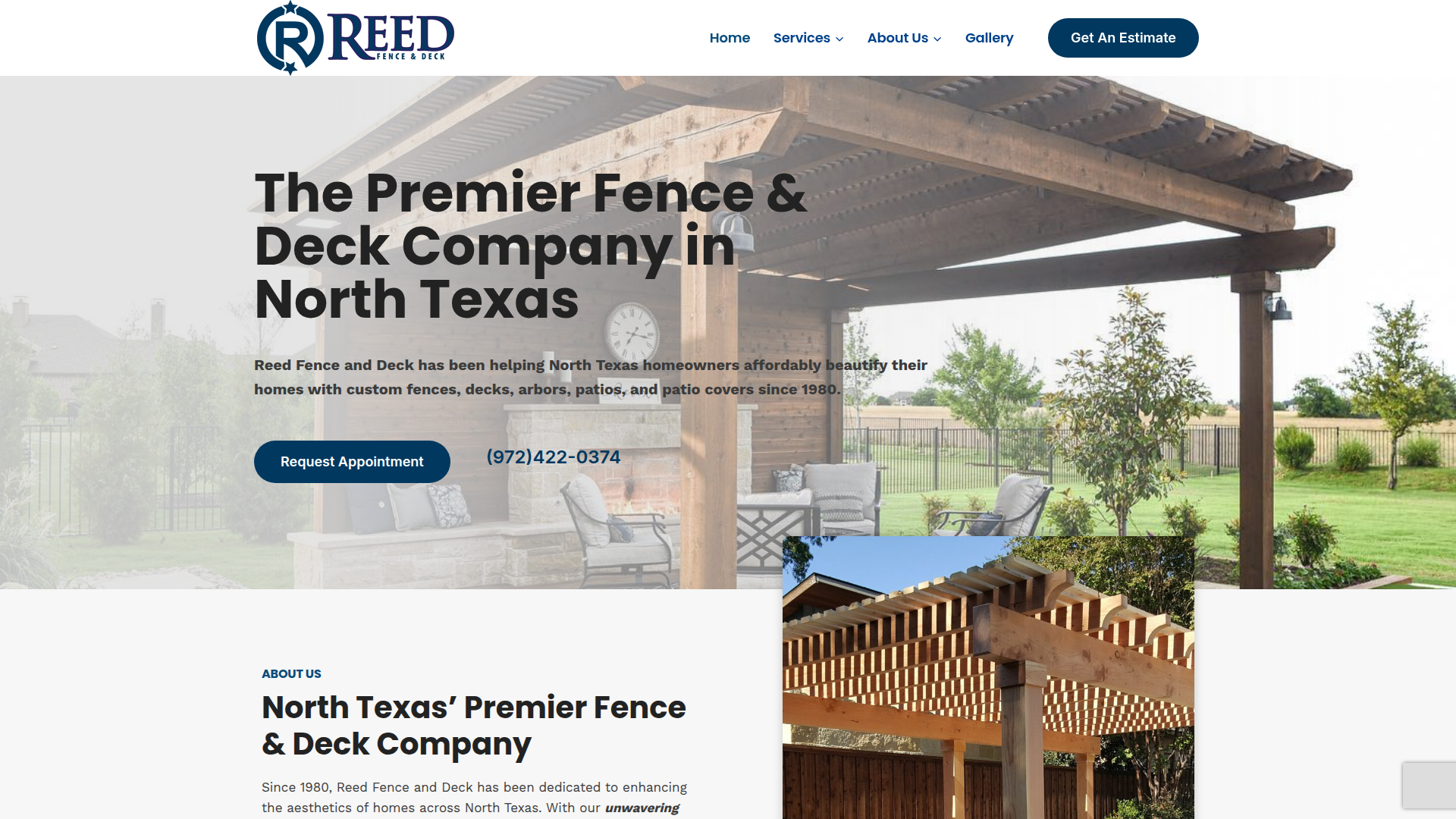Reed Fence & Deck