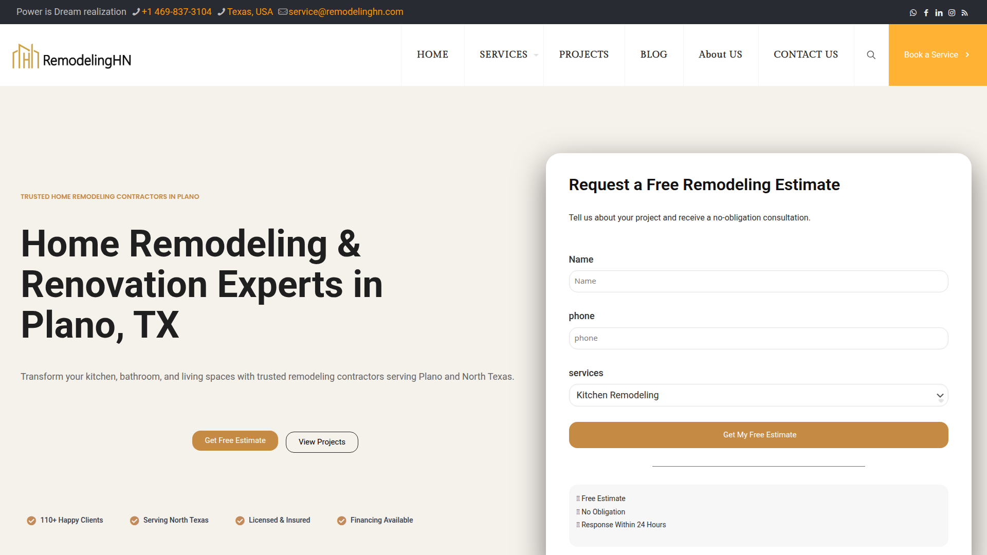 Remodeling HN
