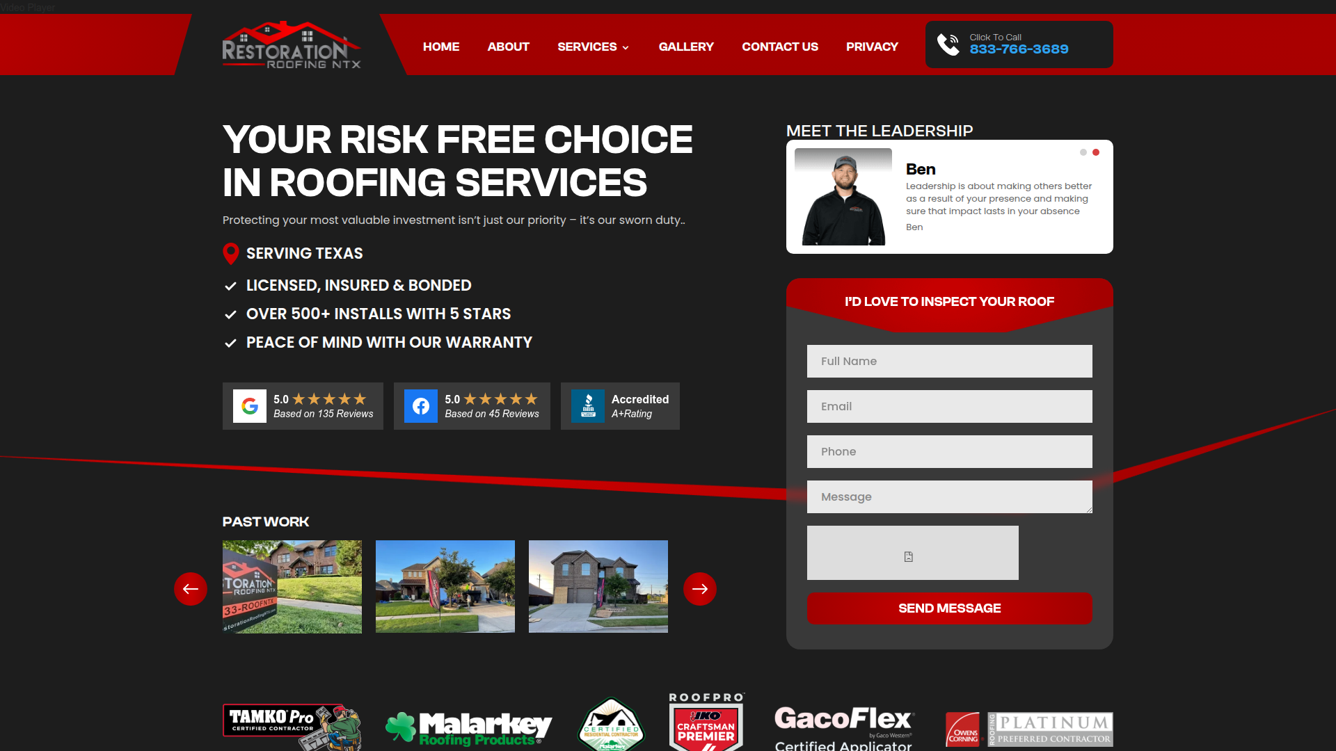 Restoration Roofing NTX