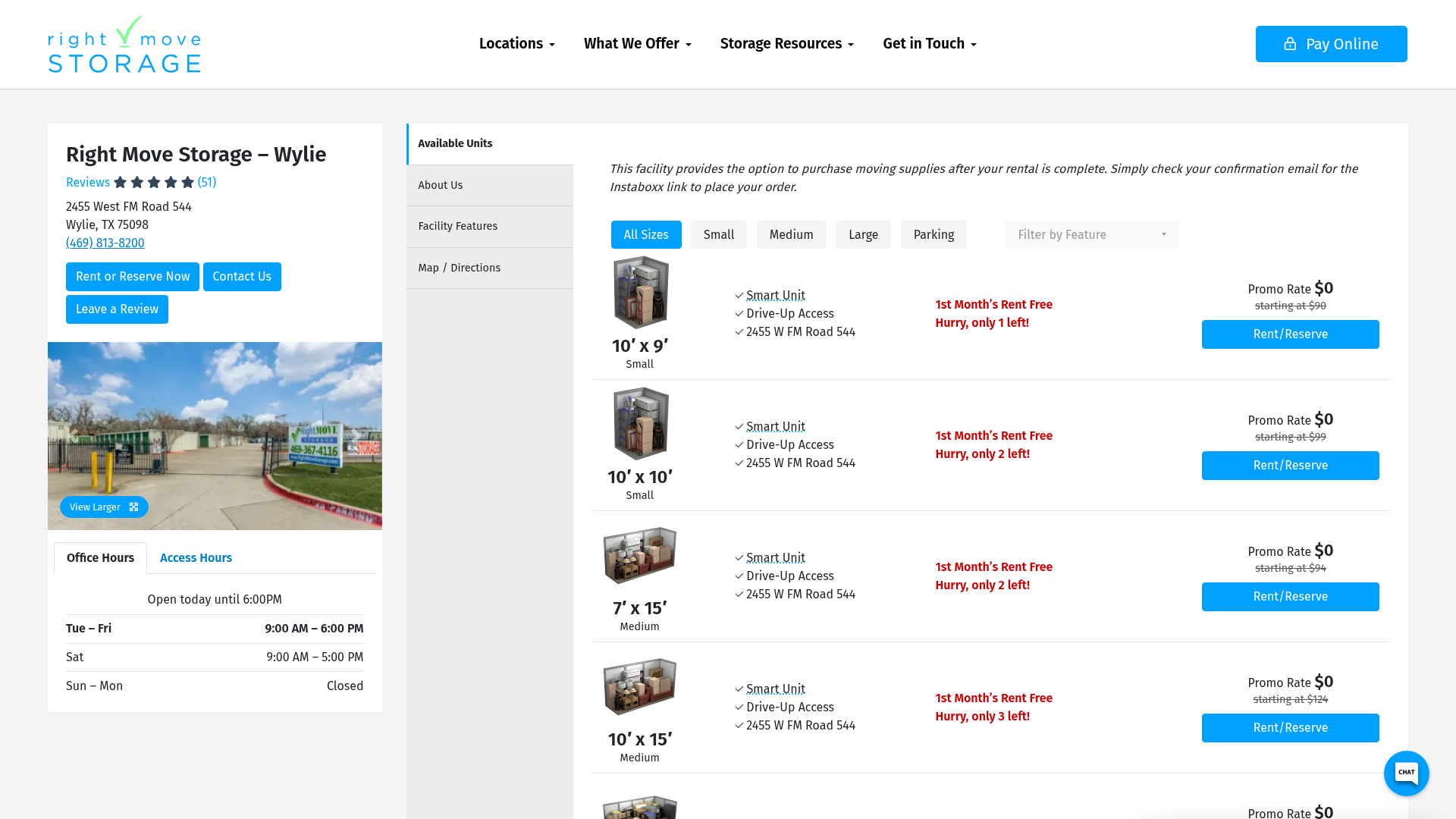 Right Move Storage - Wylie