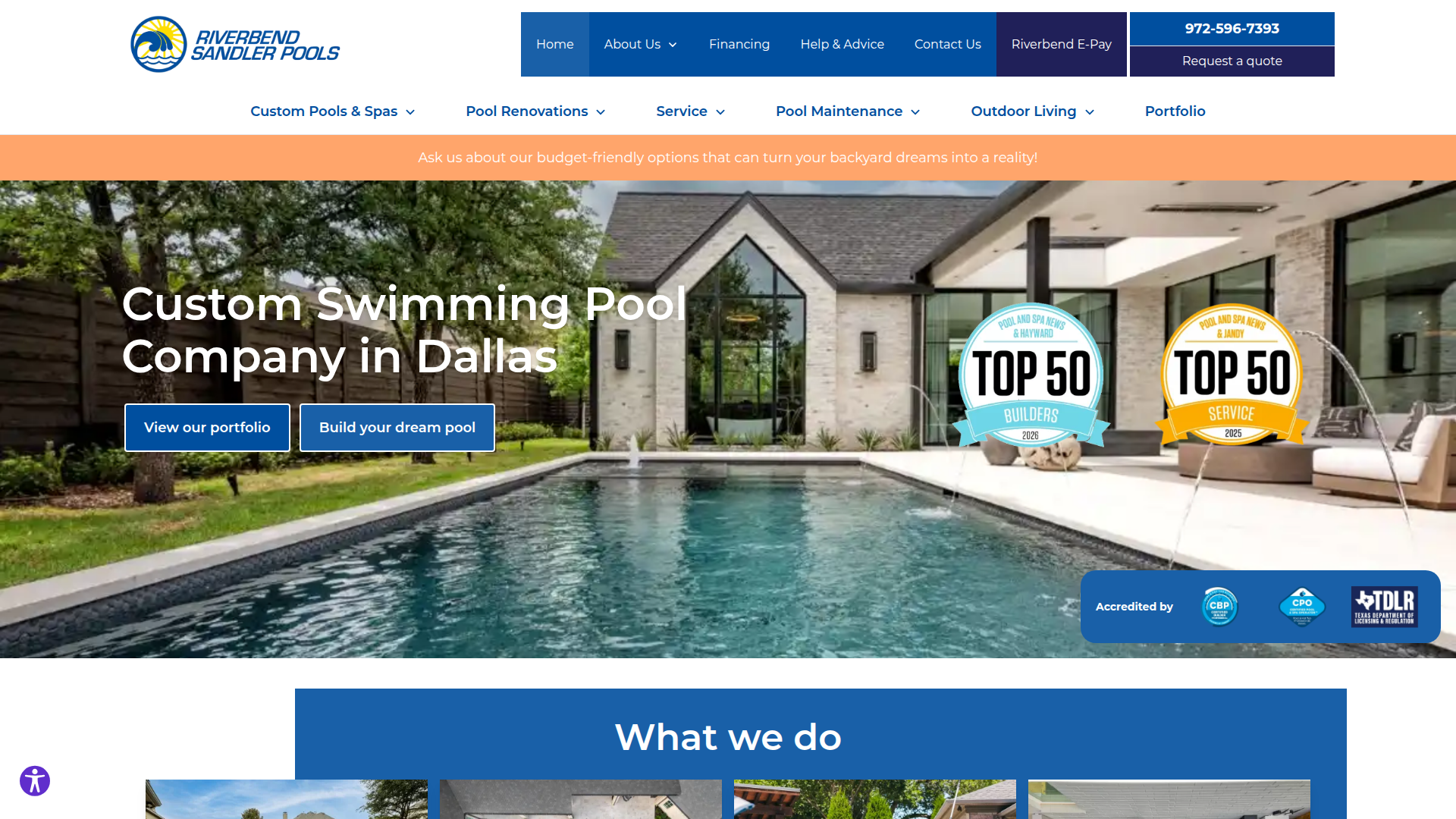Riverbend Sandler Pools
