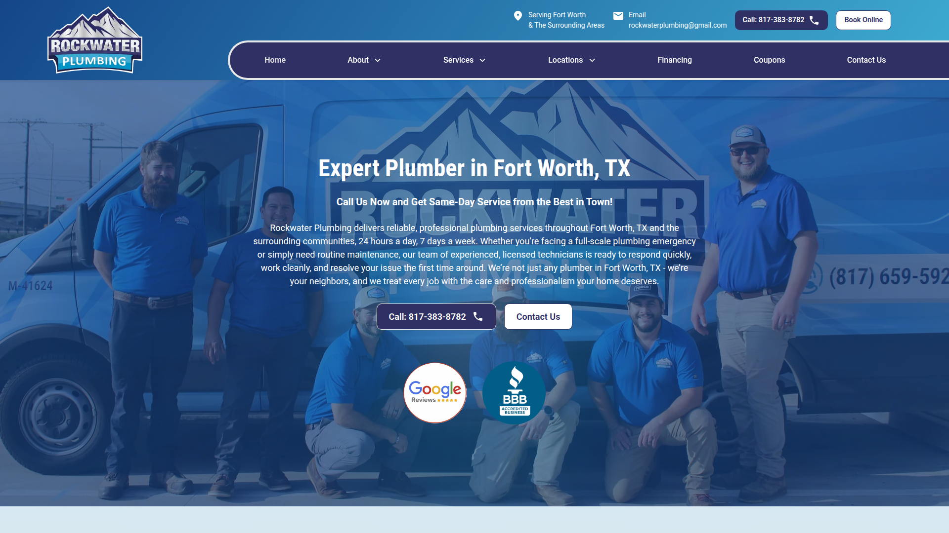 Rockwater Plumbing of Fort Worth
