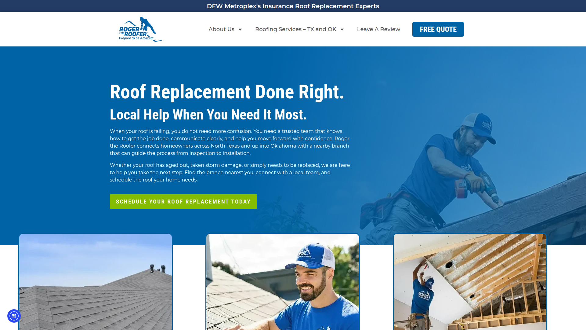 Roger the Roofer - DFW Colleyville