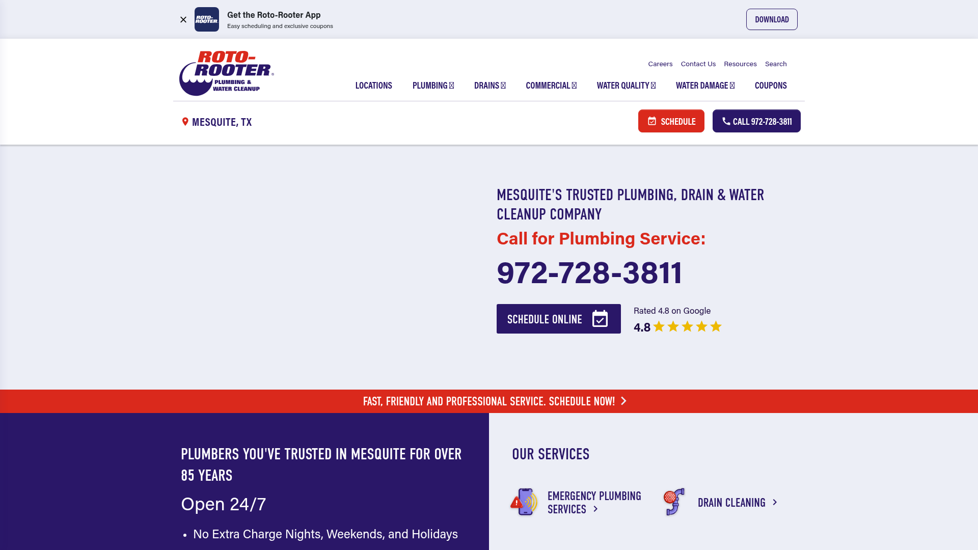 Roto-Rooter Plumbing & Water Cleanup