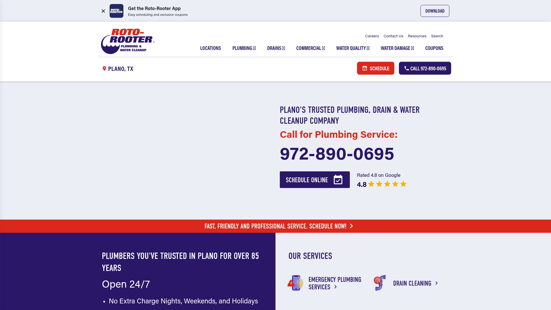 Roto-Rooter Plumbing & Water Cleanup