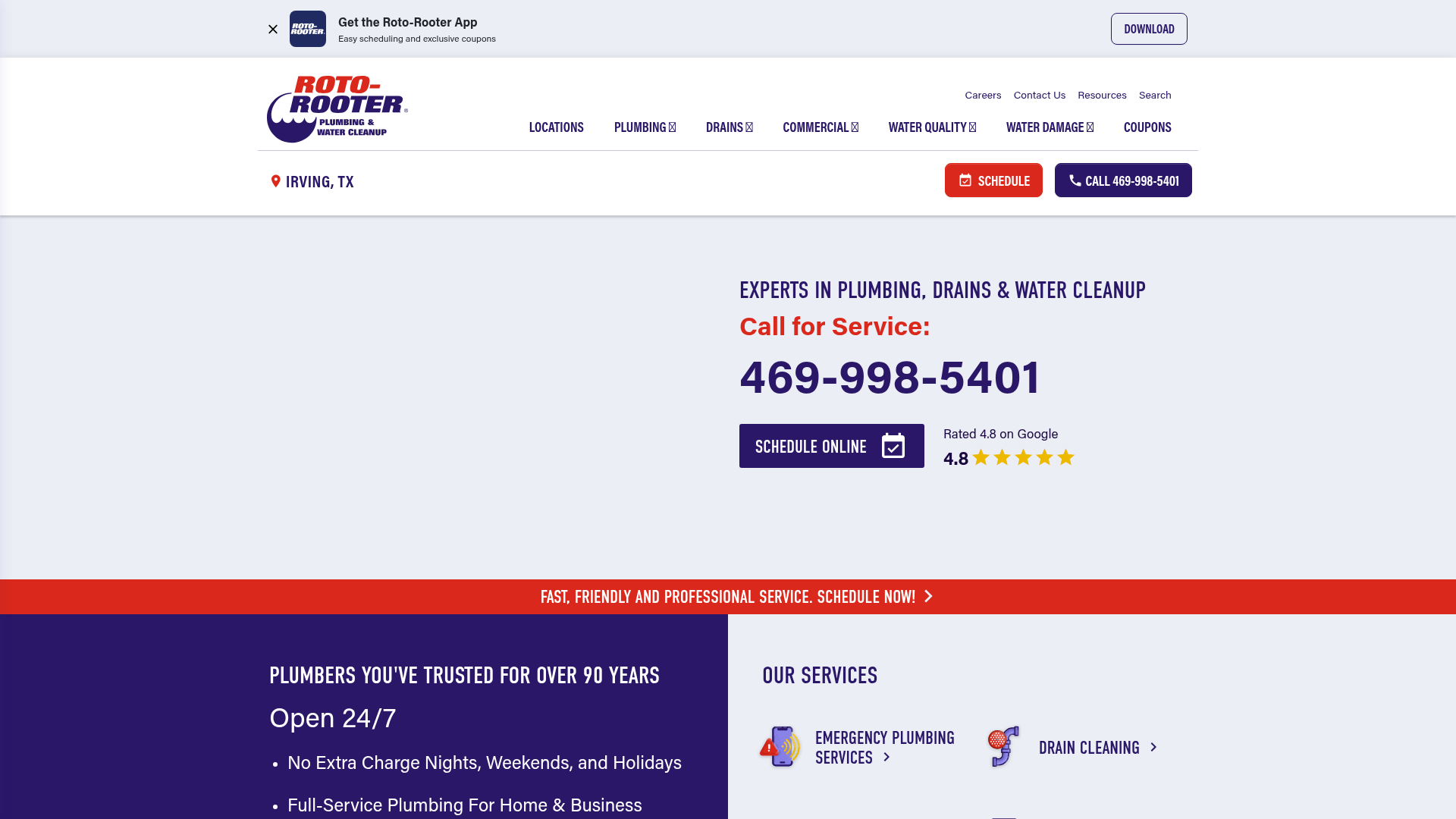 Roto-Rooter Plumbing & Water Cleanup