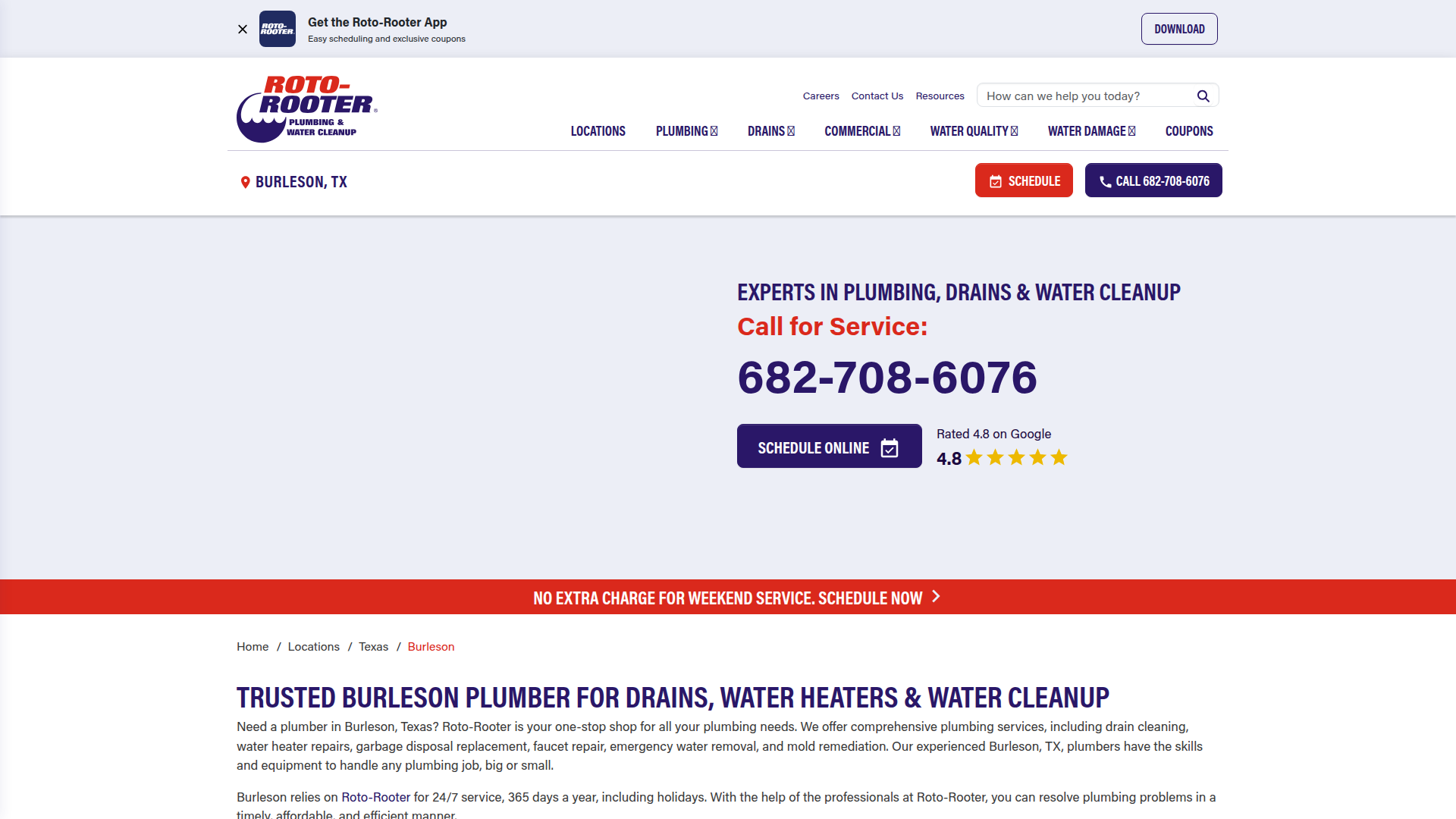 Roto-Rooter Plumbing & Water Cleanup
